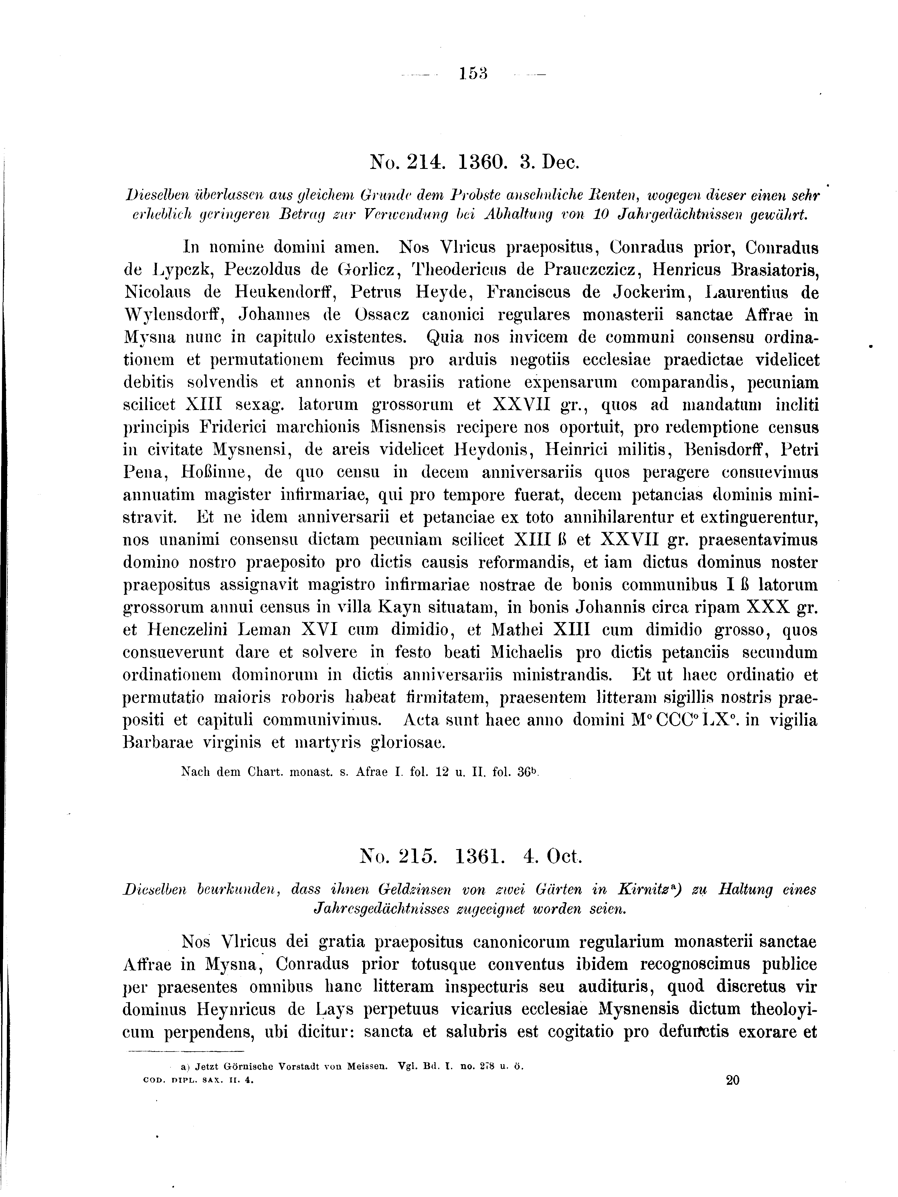 Historische Urkunde Seite 153 aus Band cds2_04