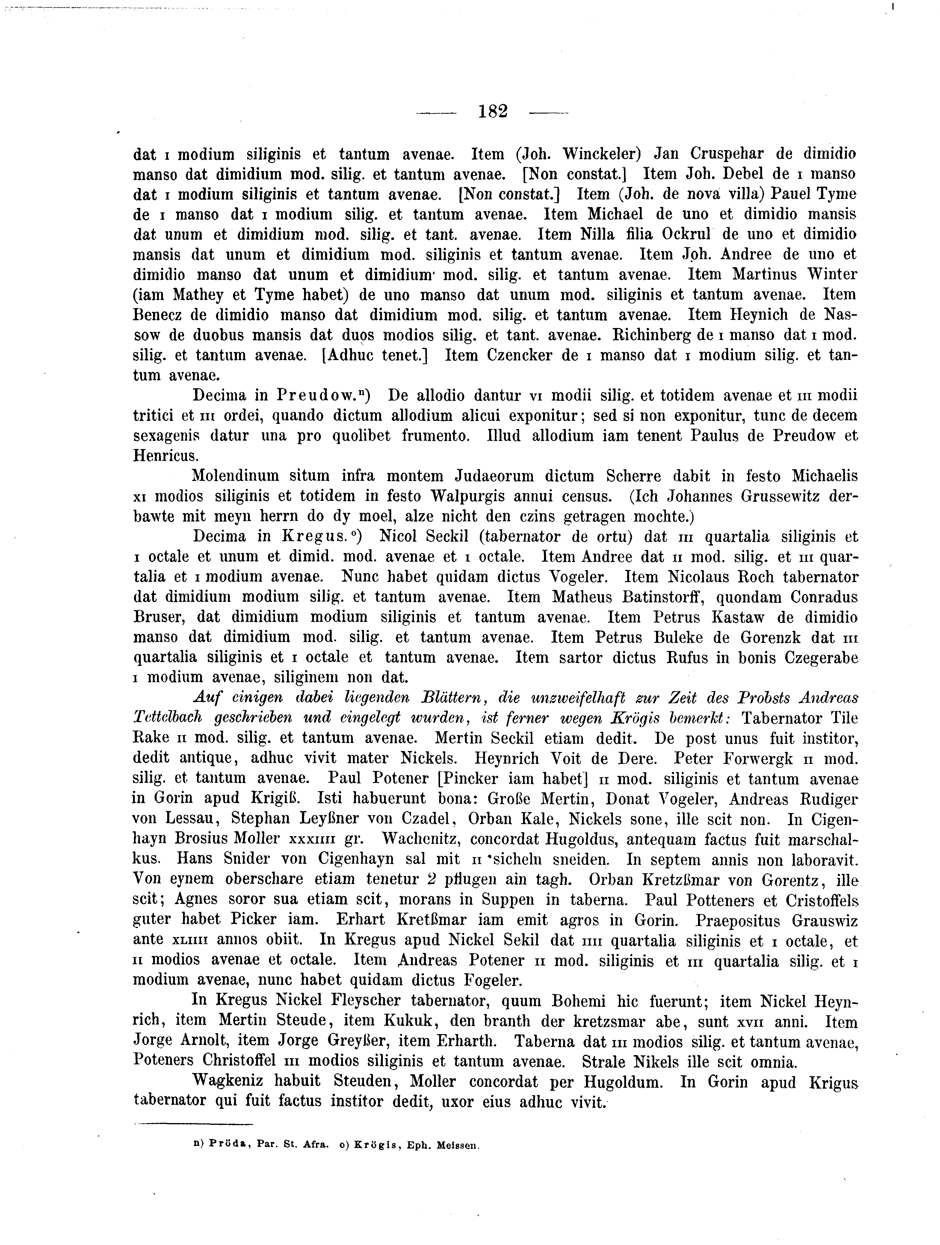 Historische Urkunde Seite 182 aus Band cds2_04