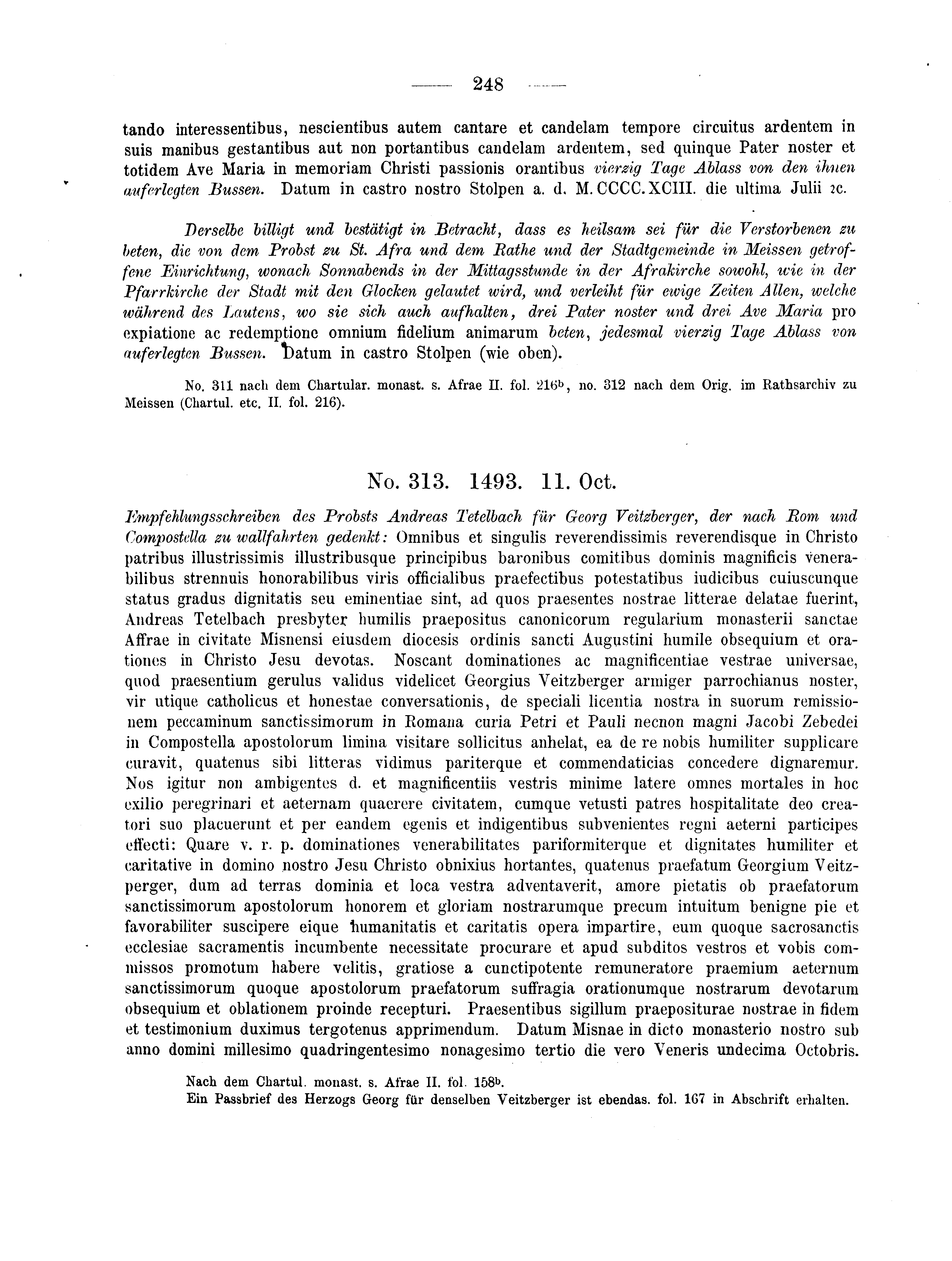 Historische Urkunde Seite 248 aus Band cds2_04