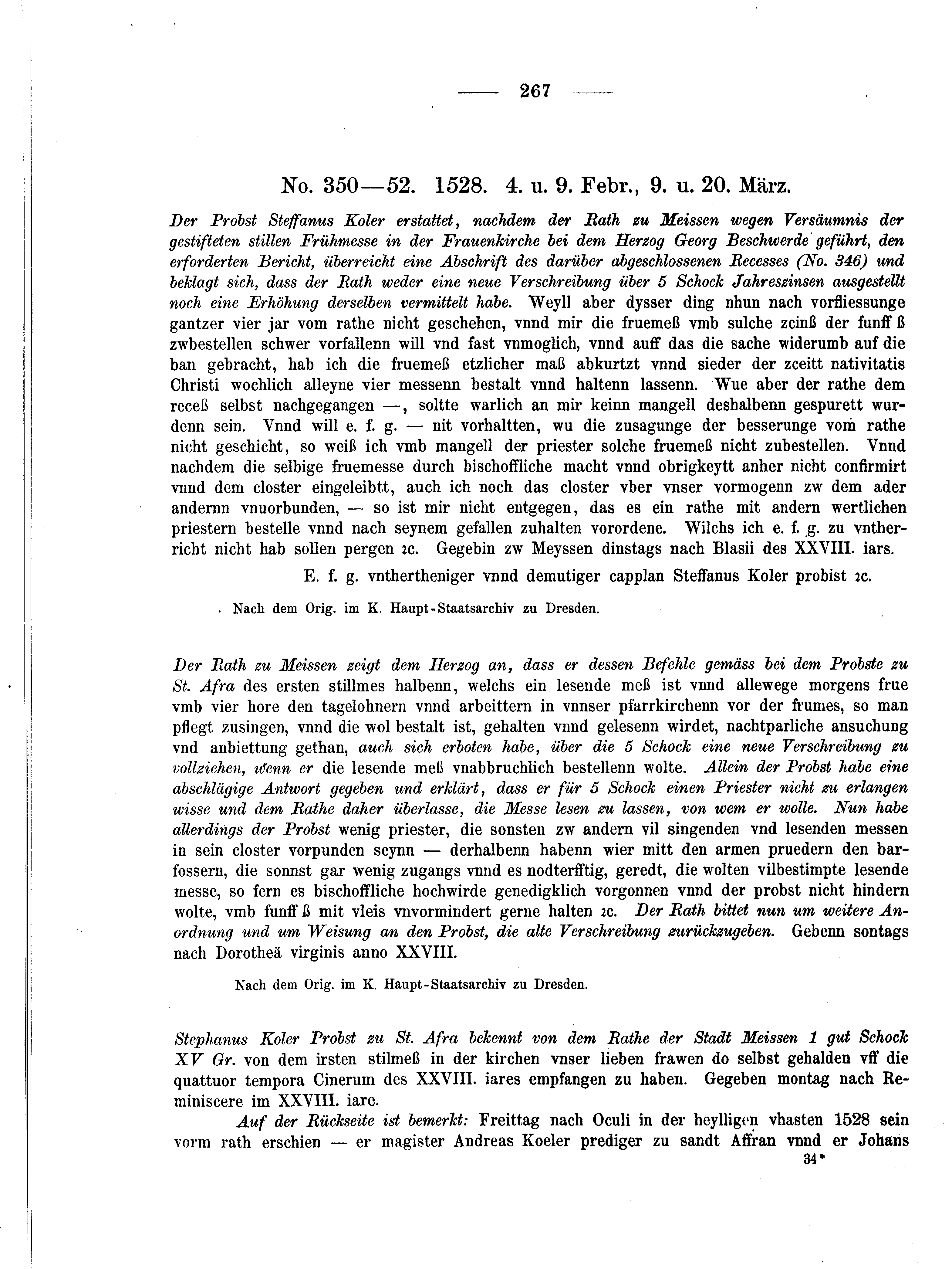 Historische Urkunde Seite 267 aus Band cds2_04