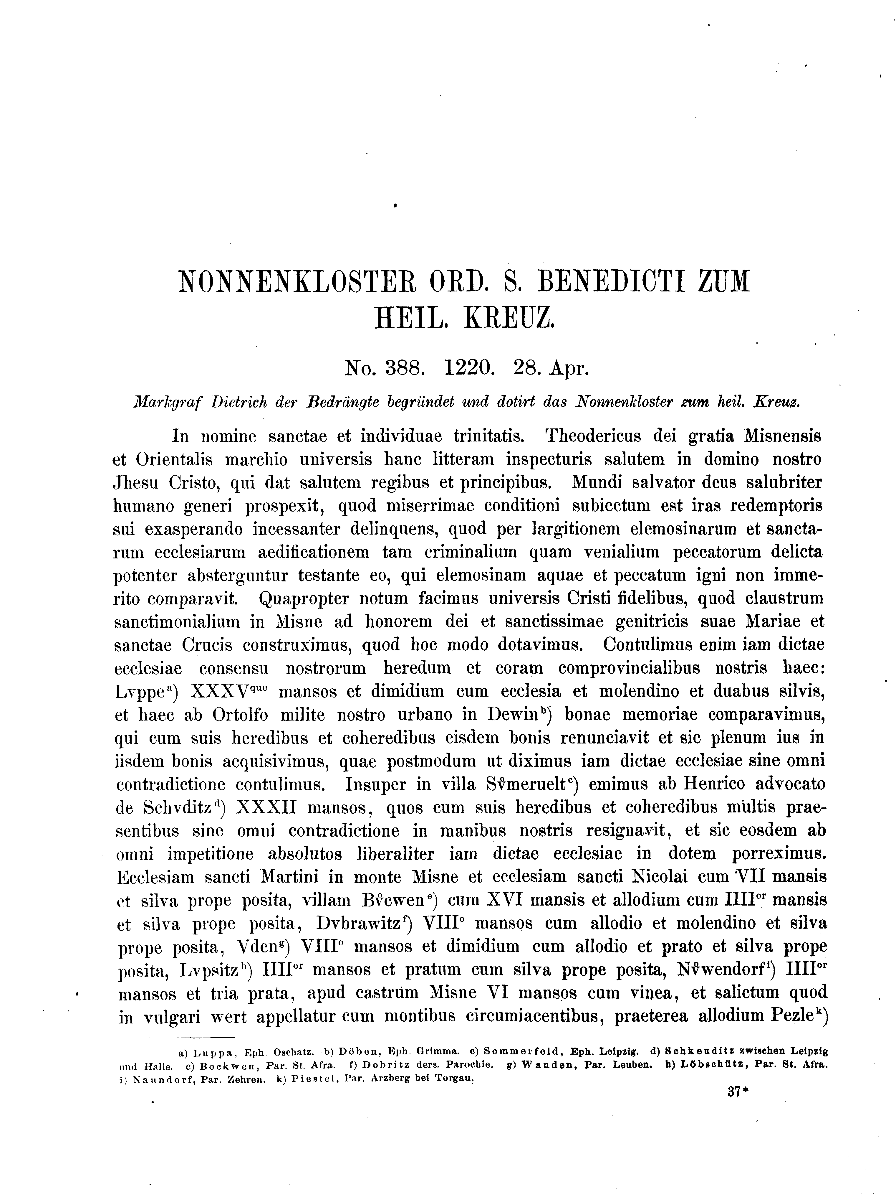 Historische Urkunde Seite 291 aus Band cds2_04