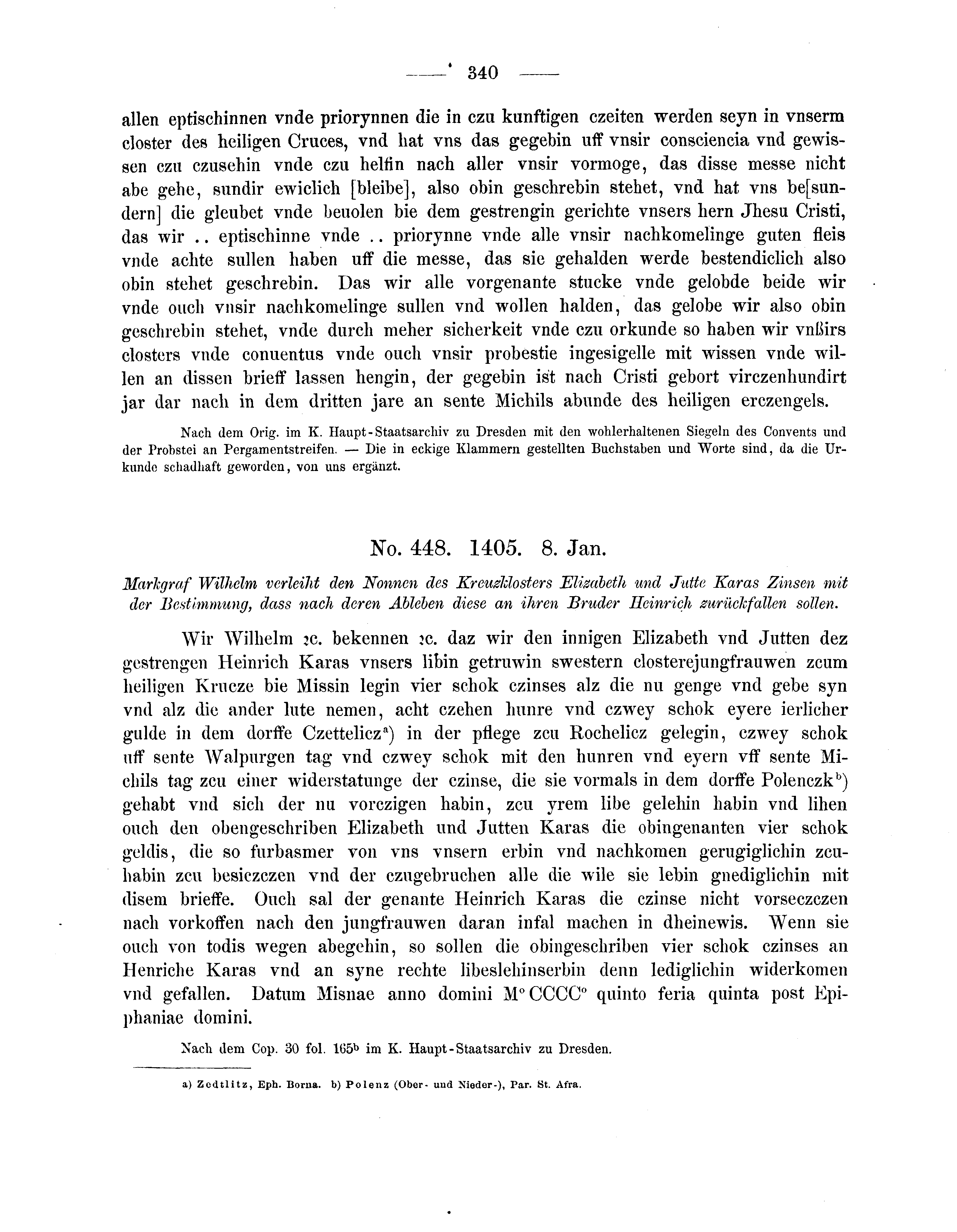 Historische Urkunde Seite 340 aus Band cds2_04