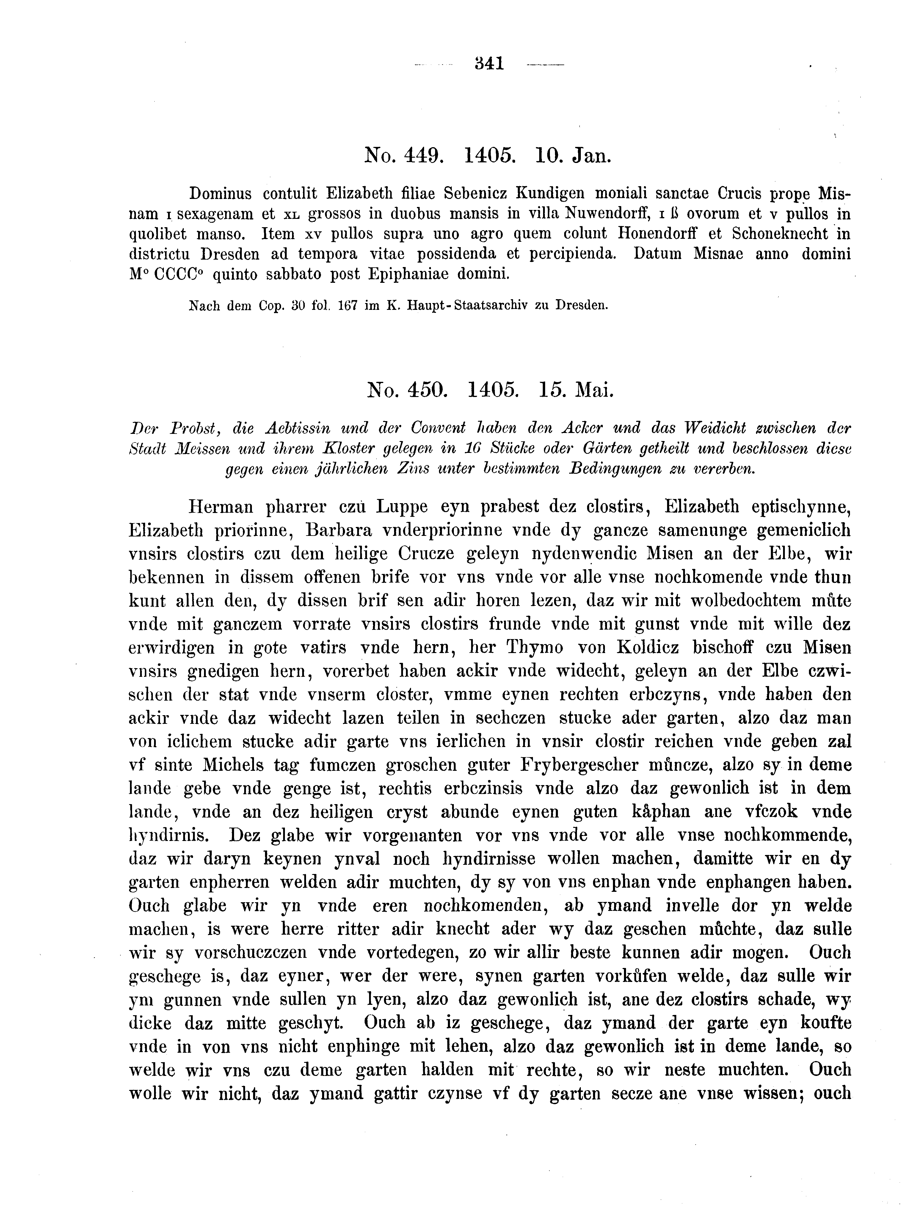 Historische Urkunde Seite 341 aus Band cds2_04