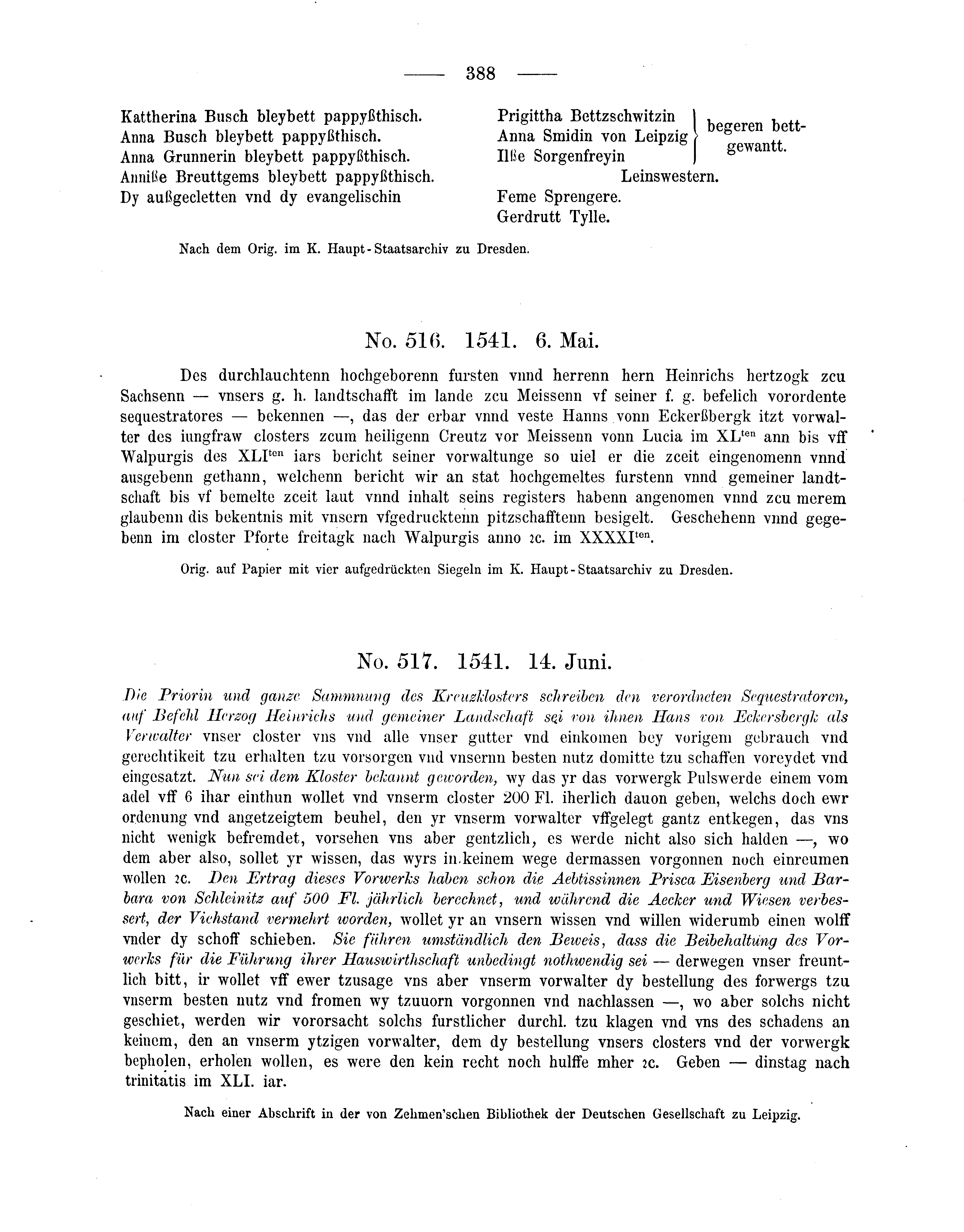 Historische Urkunde Seite 388 aus Band cds2_04