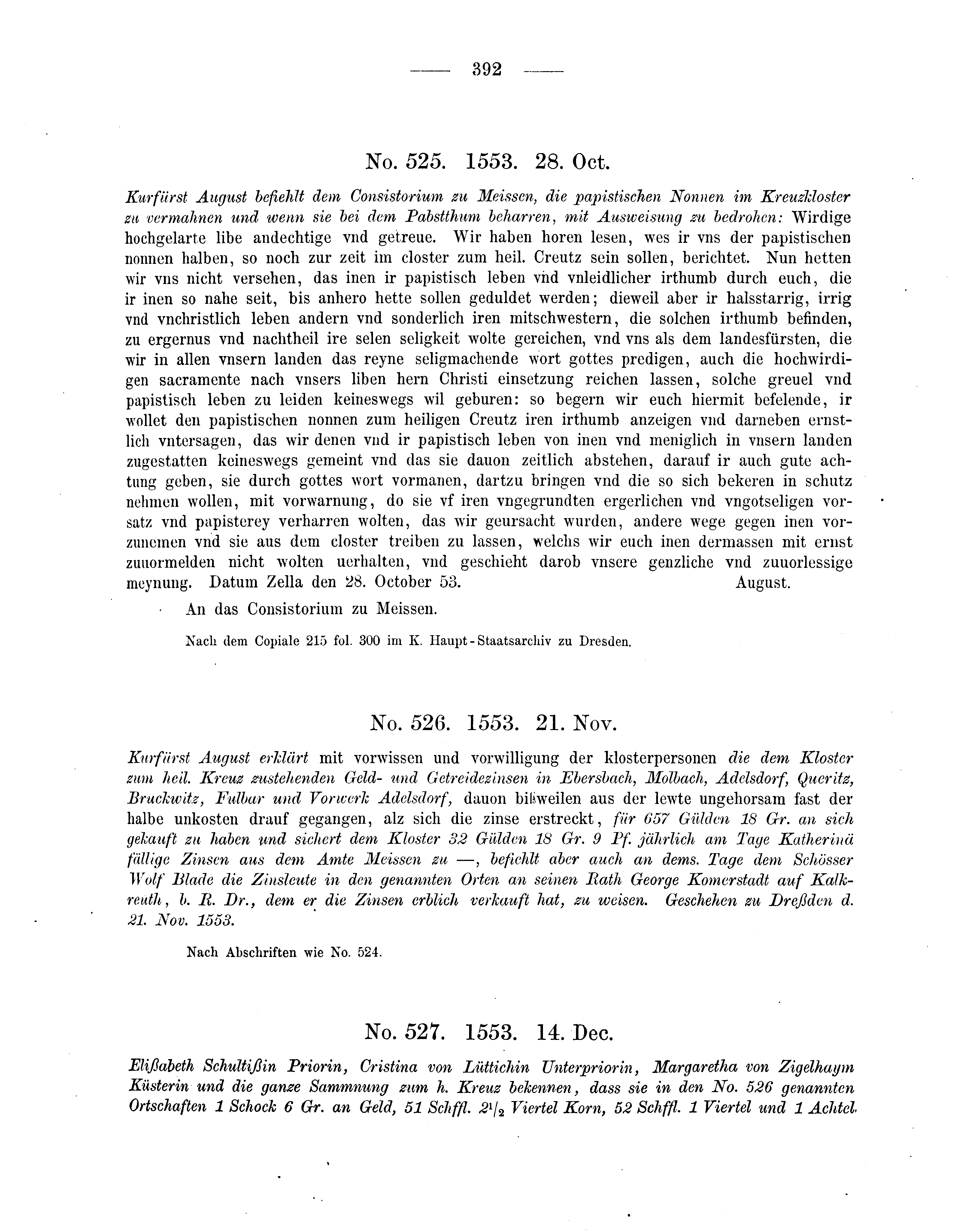 Historische Urkunde Seite 392 aus Band cds2_04