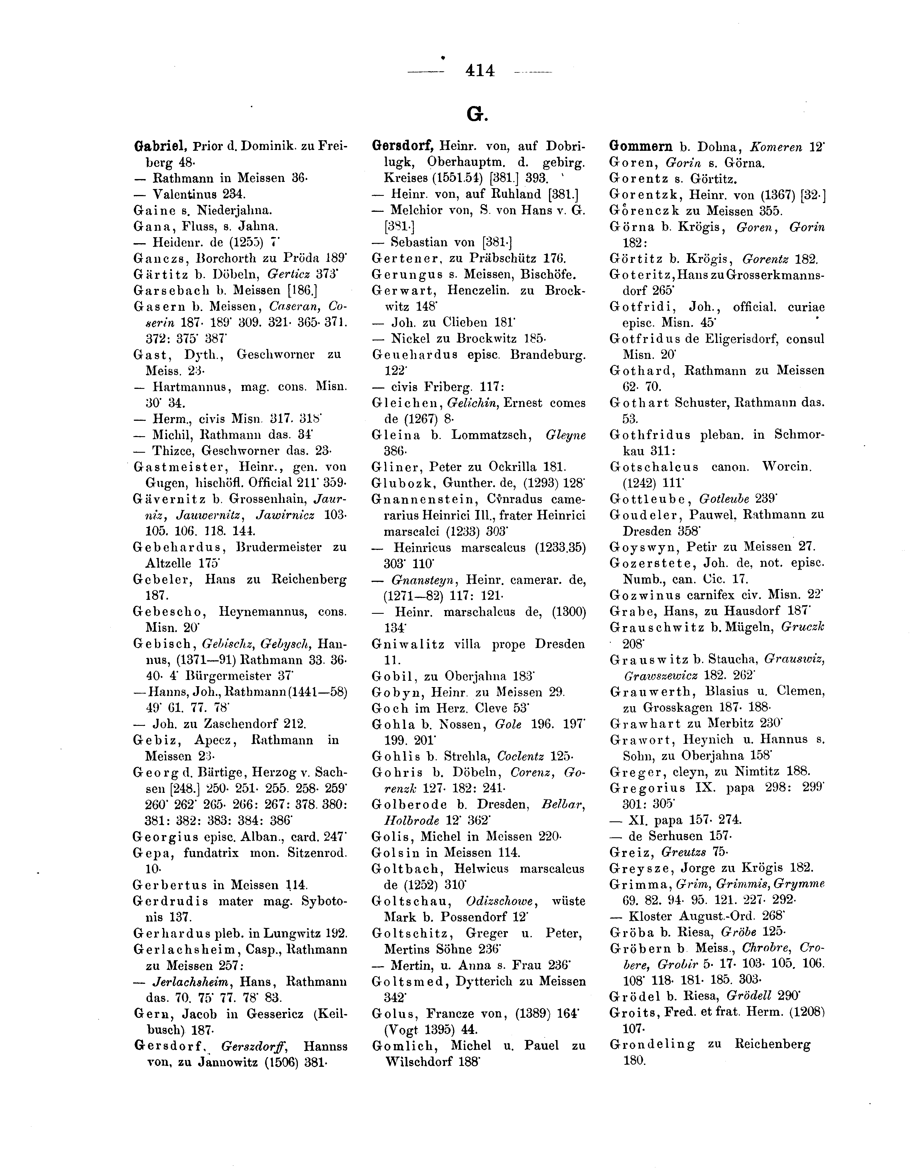 Historische Urkunde Seite 414 aus Band cds2_04