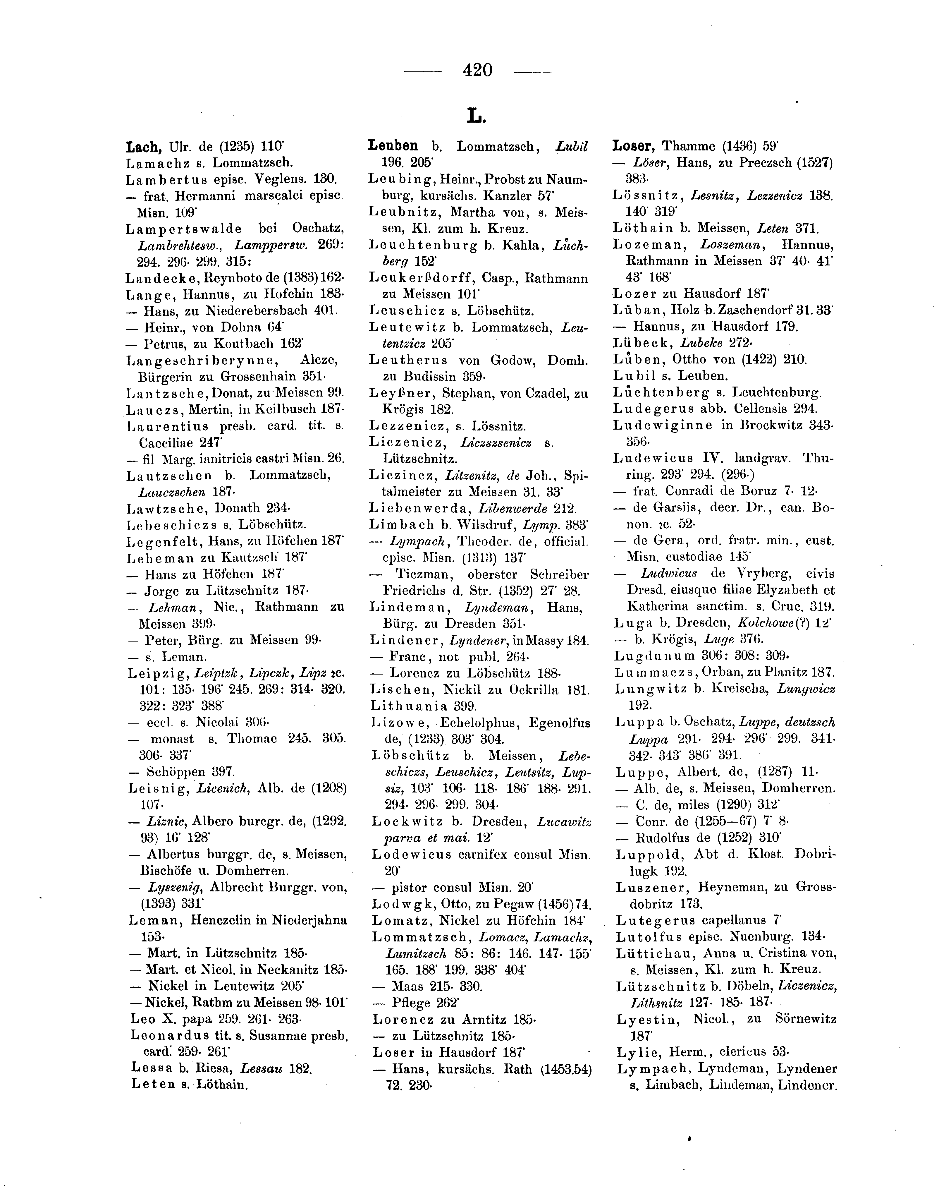 Historische Urkunde Seite 420 aus Band cds2_04