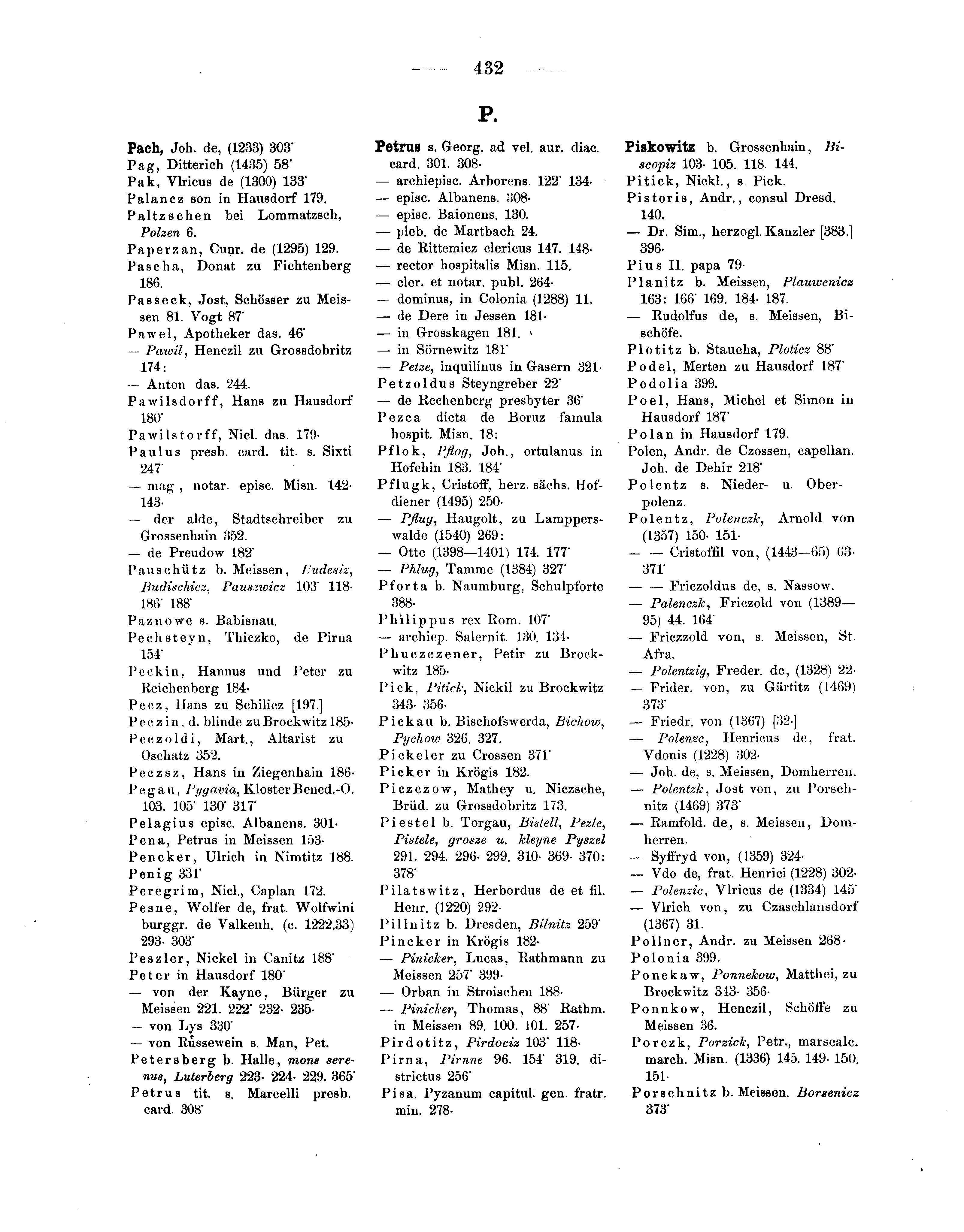 Historische Urkunde Seite 432 aus Band cds2_04