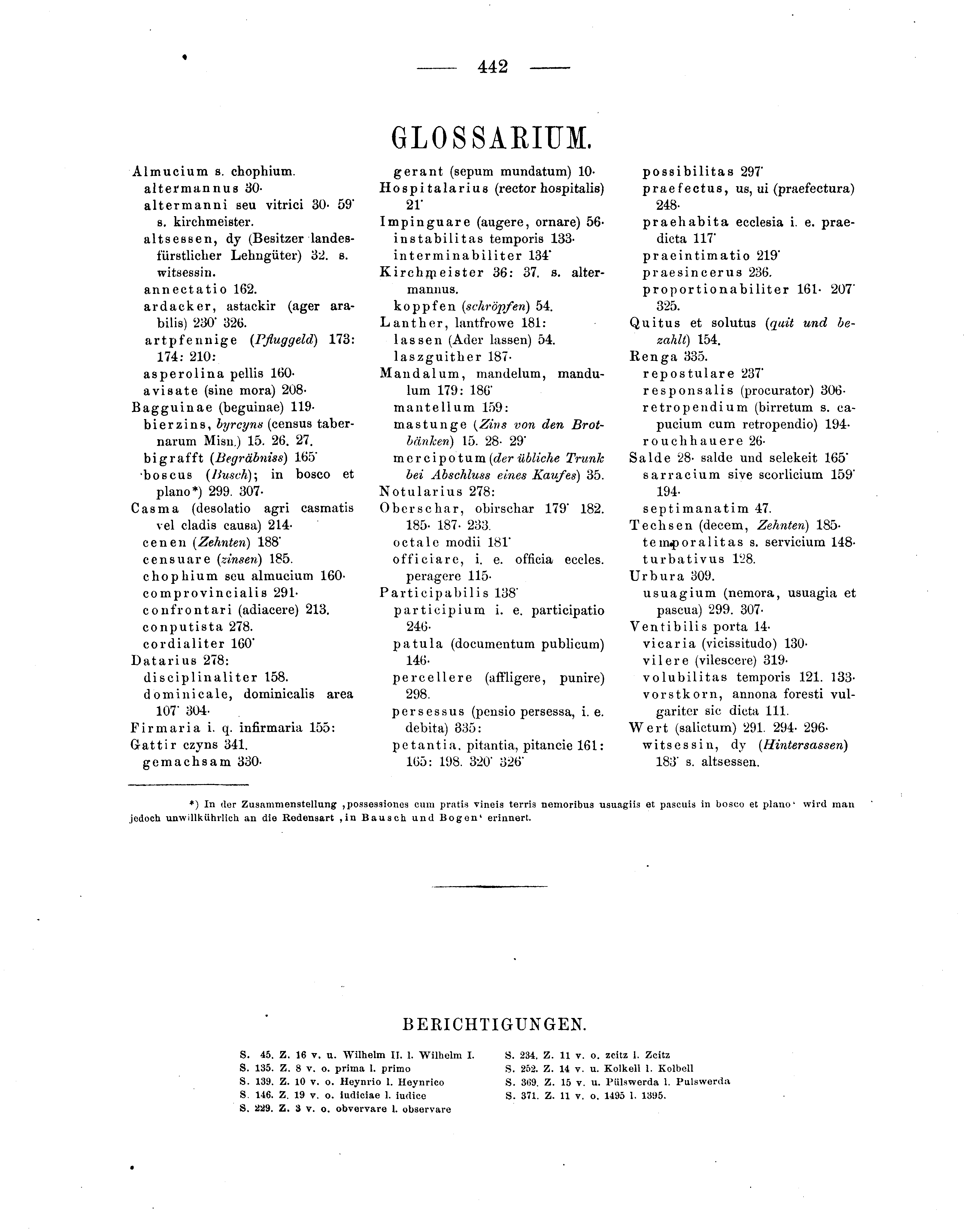 Historische Urkunde Seite 442 aus Band cds2_04