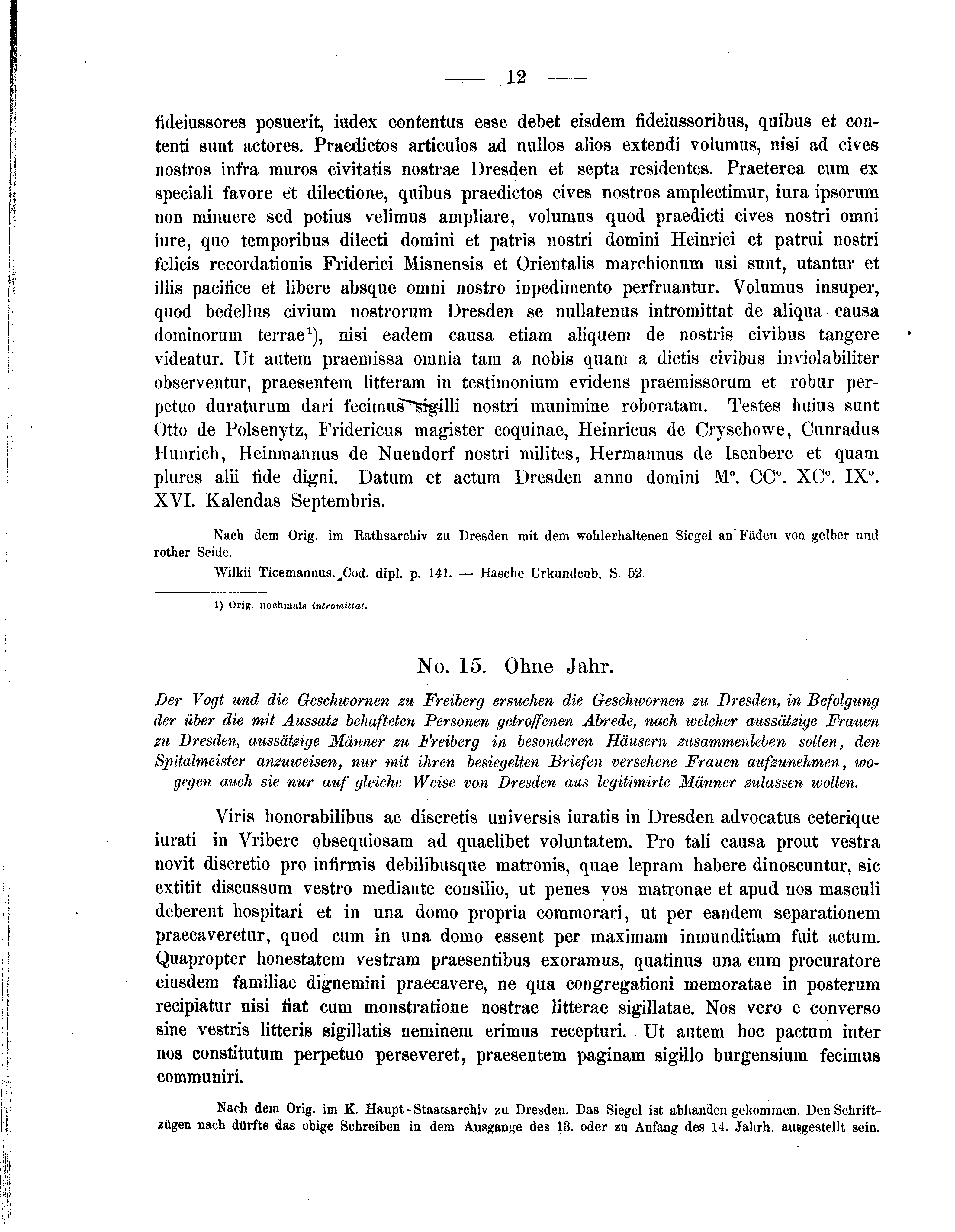 Historische Urkunde Seite 12 aus Band cds2_05