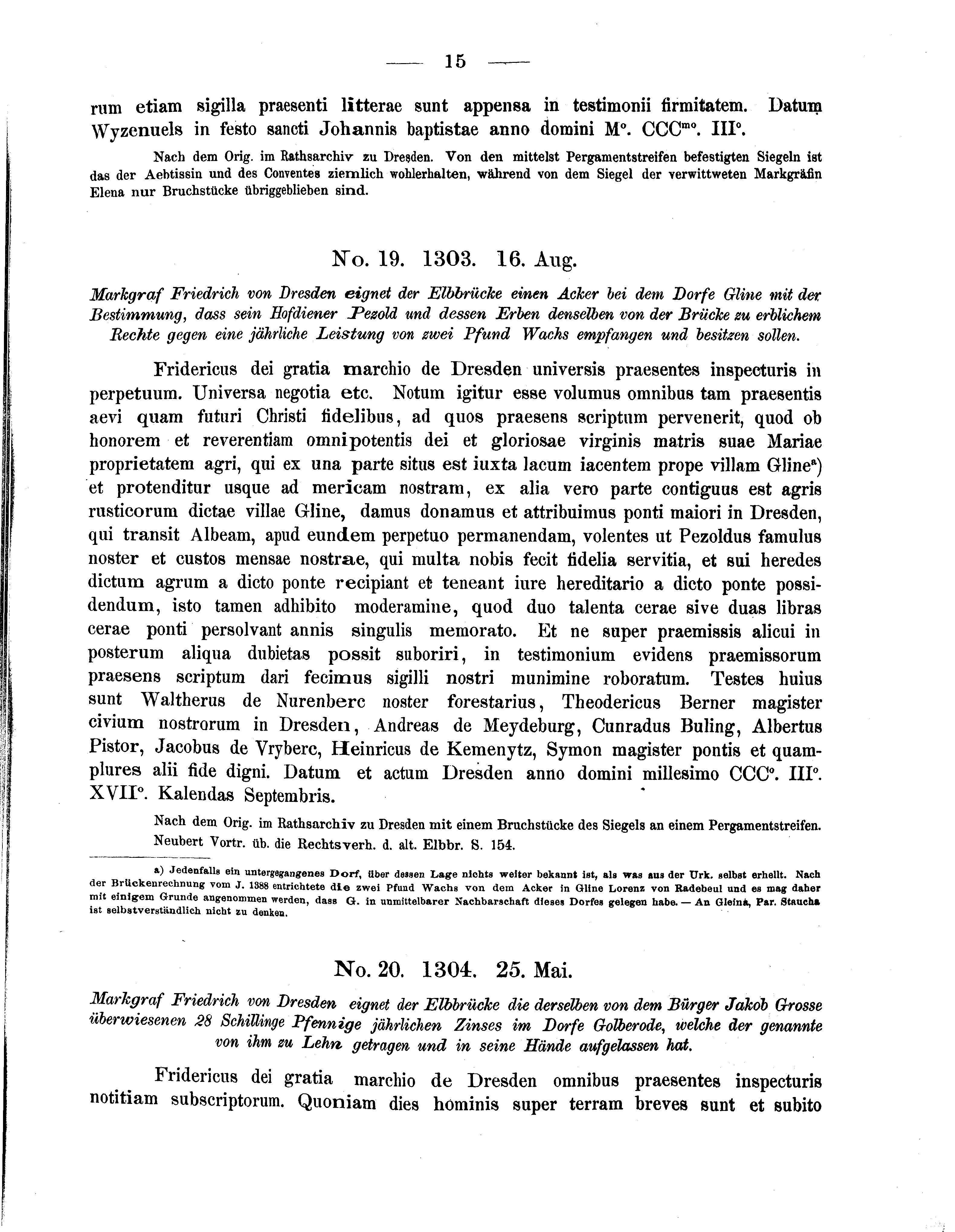 Historische Urkunde Seite 15 aus Band cds2_05