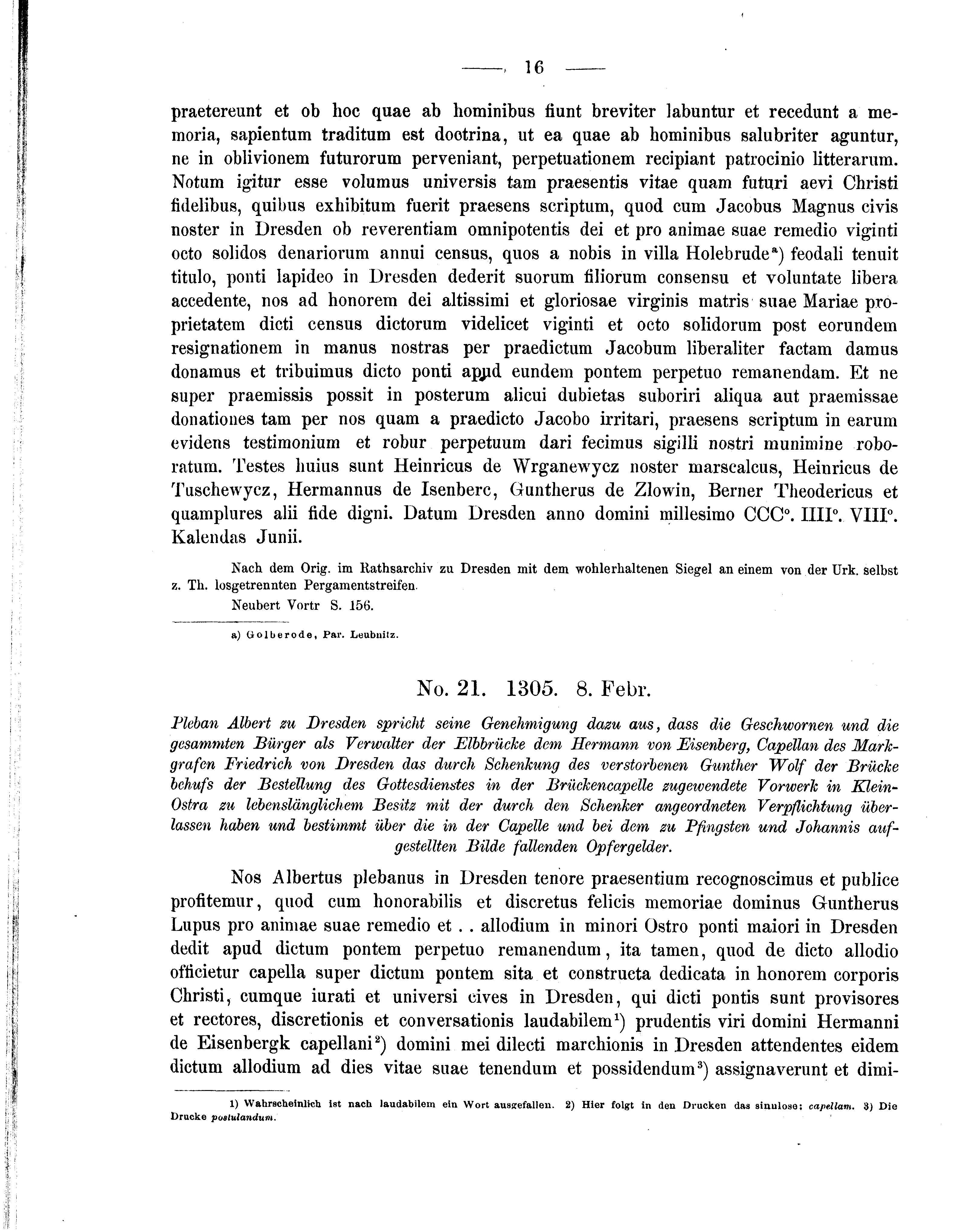 Historische Urkunde Seite 16 aus Band cds2_05