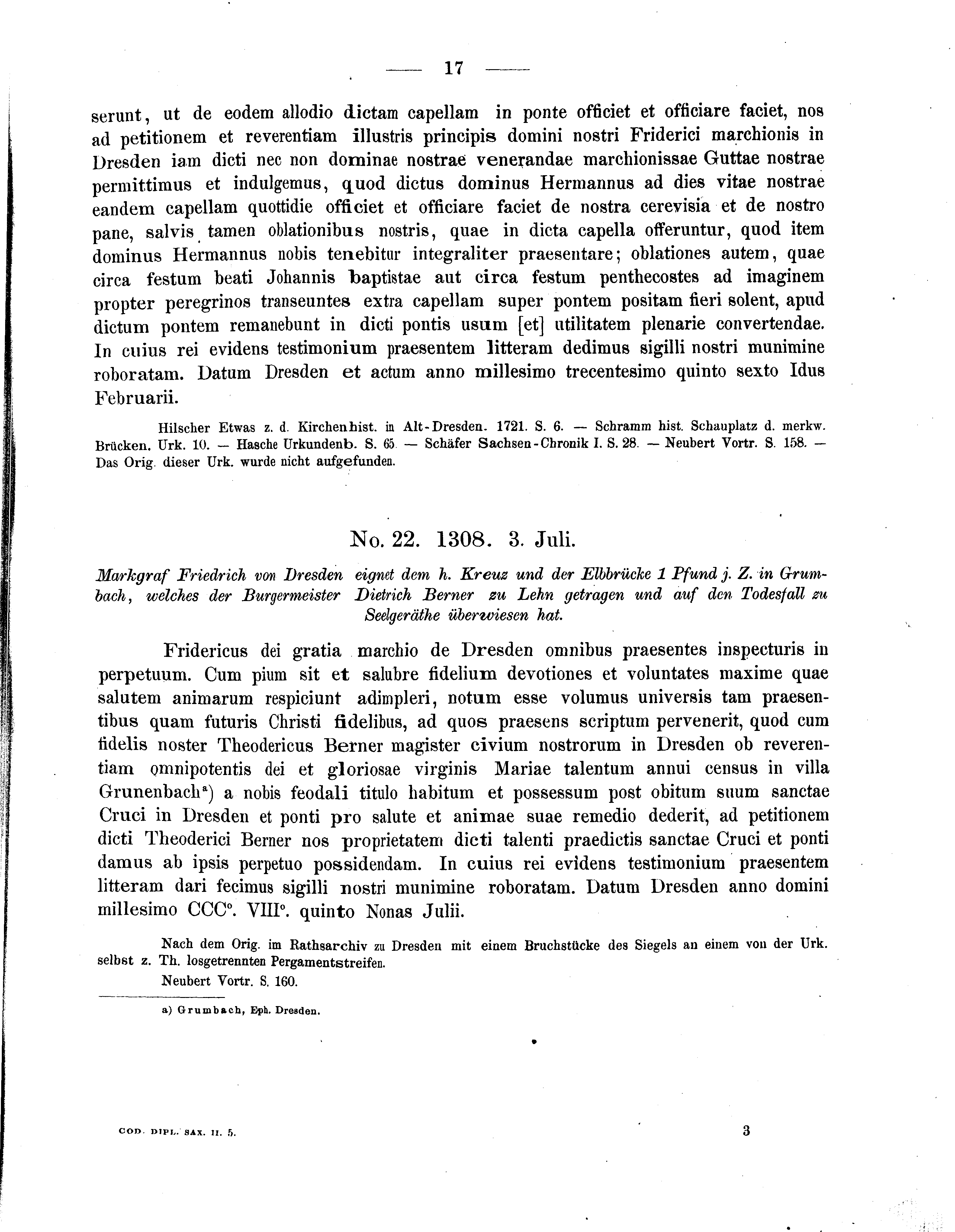Historische Urkunde Seite 17 aus Band cds2_05