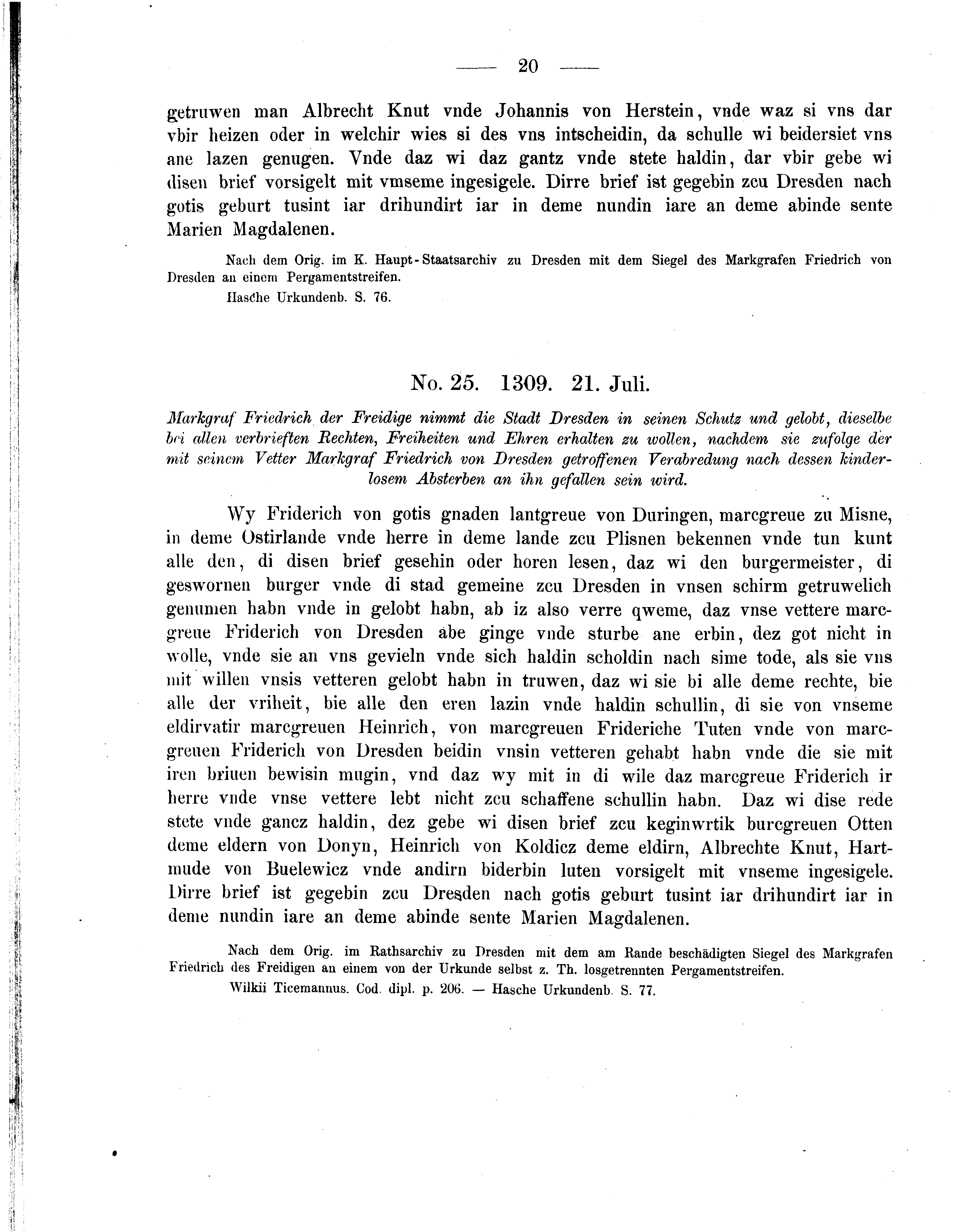 Historische Urkunde Seite 20 aus Band cds2_05