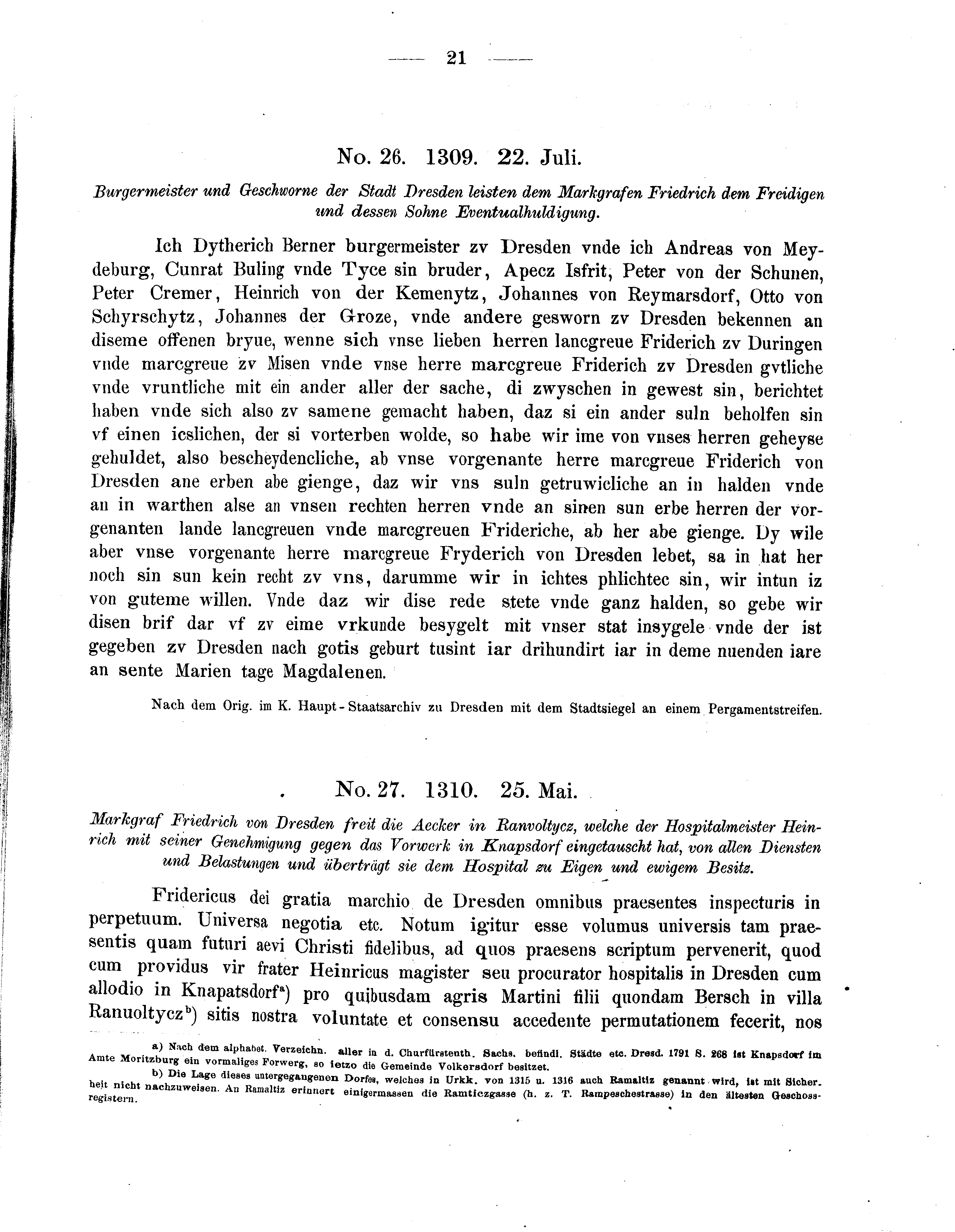 Historische Urkunde Seite 21 aus Band cds2_05