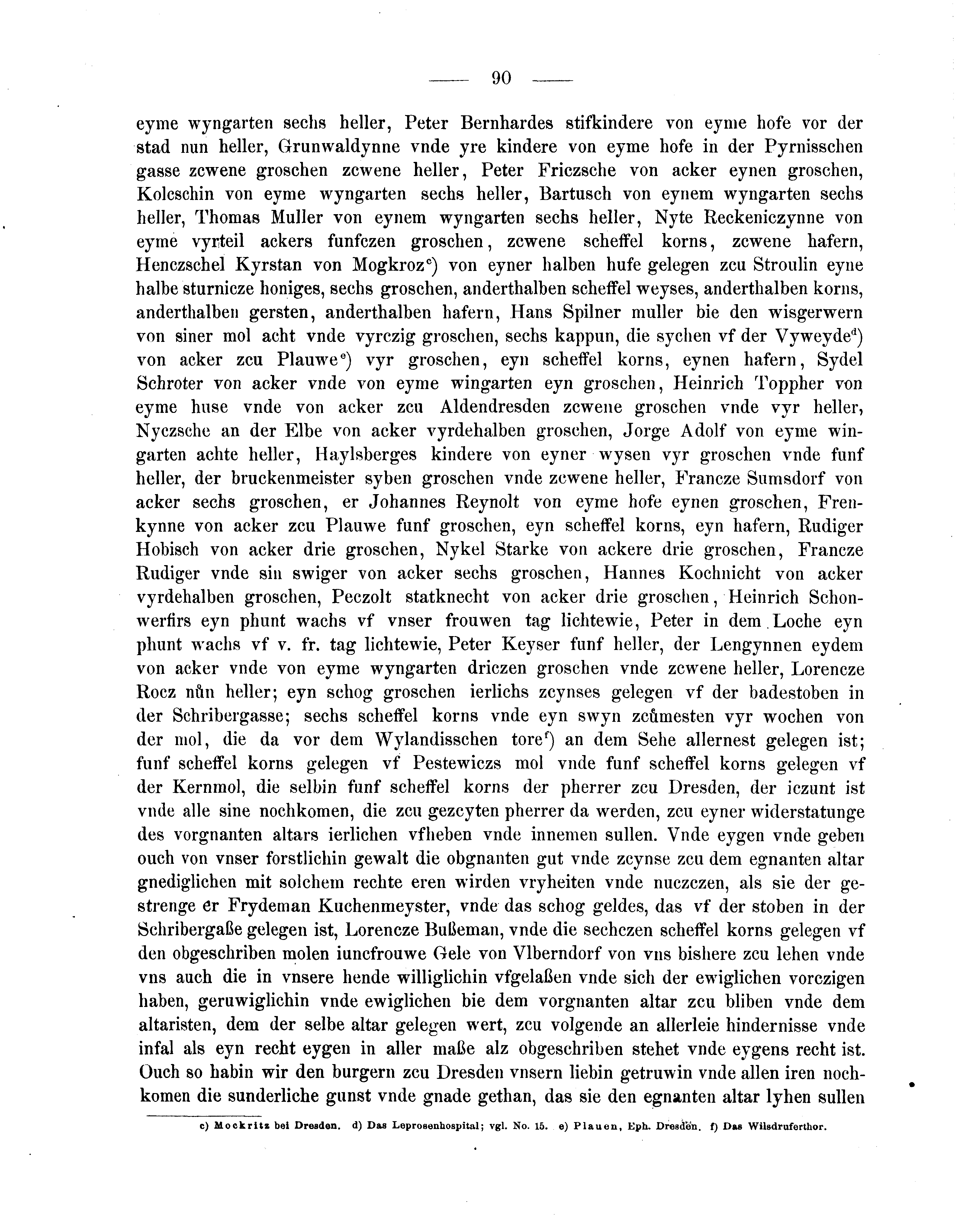 Historische Urkunde Seite 90 aus Band cds2_05