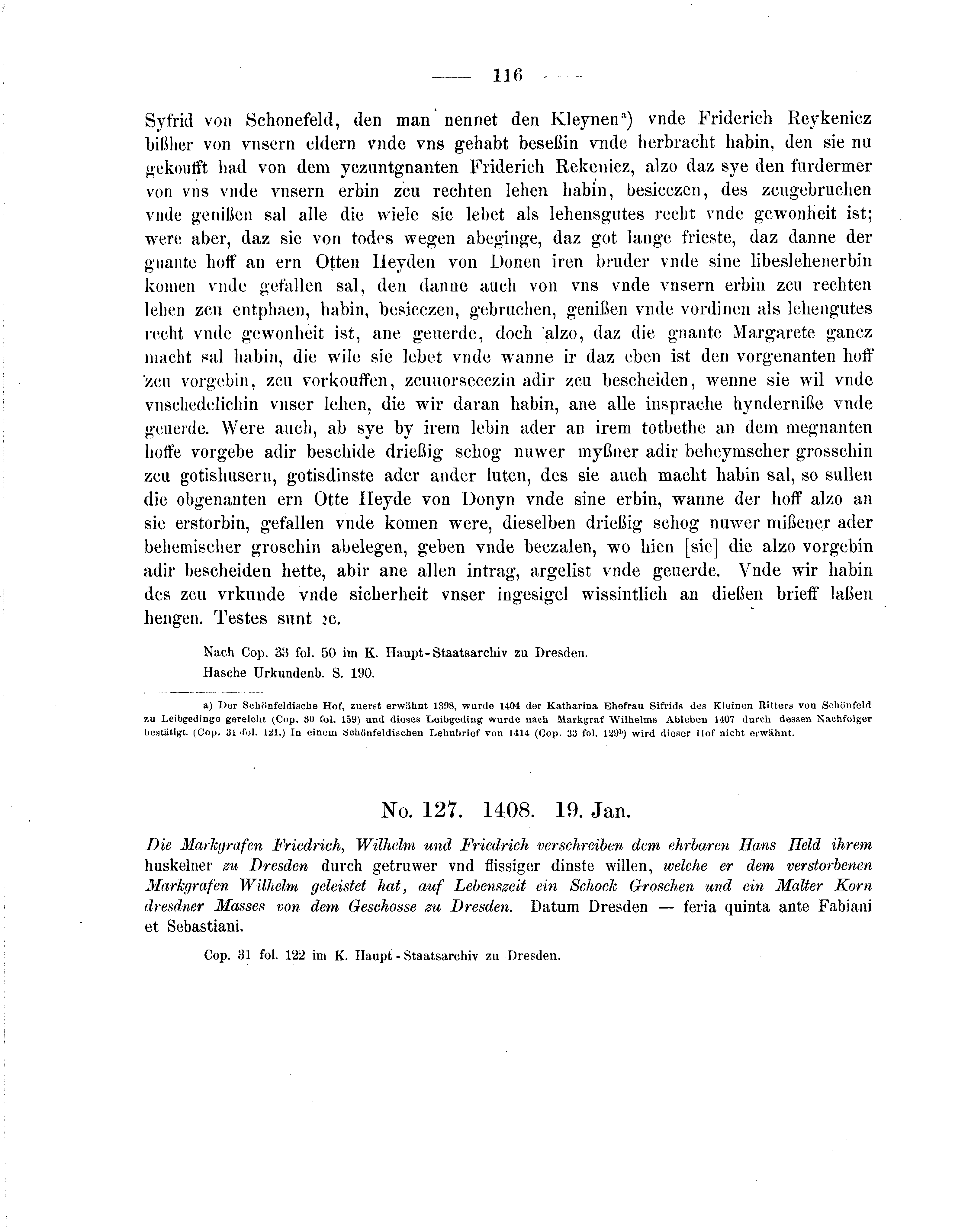 Historische Urkunde Seite 116 aus Band cds2_05