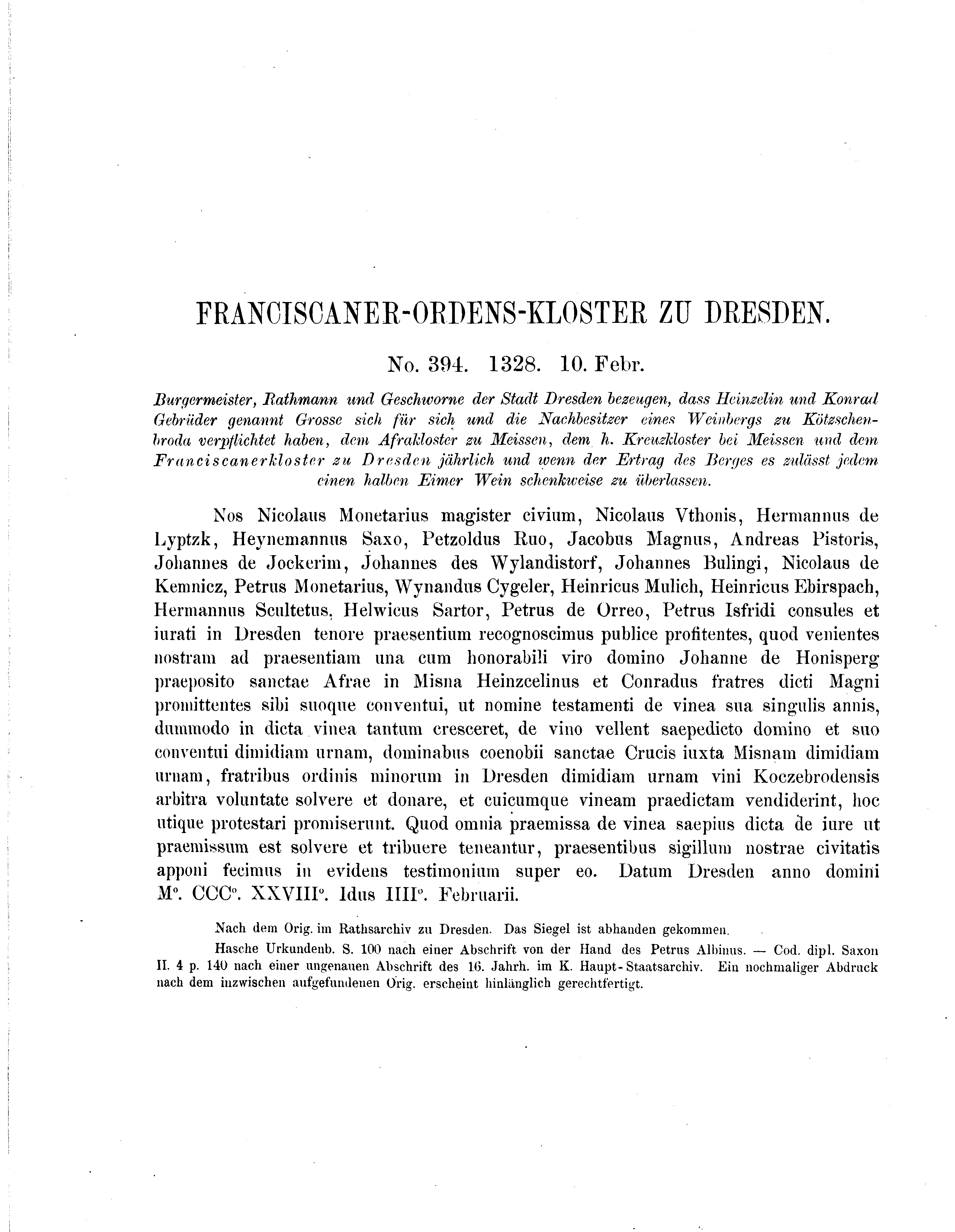 Historische Urkunde Seite 288 aus Band cds2_05