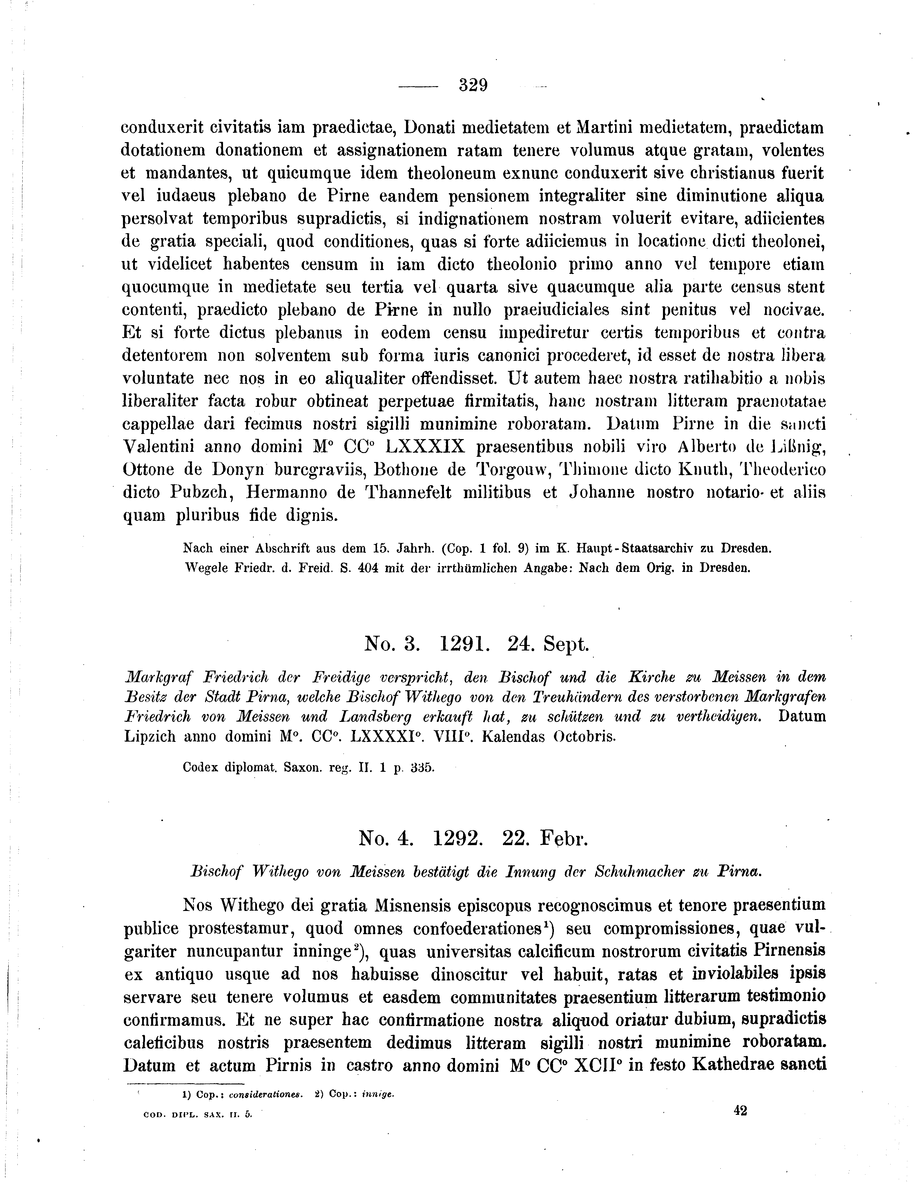 Historische Urkunde Seite 329 aus Band cds2_05