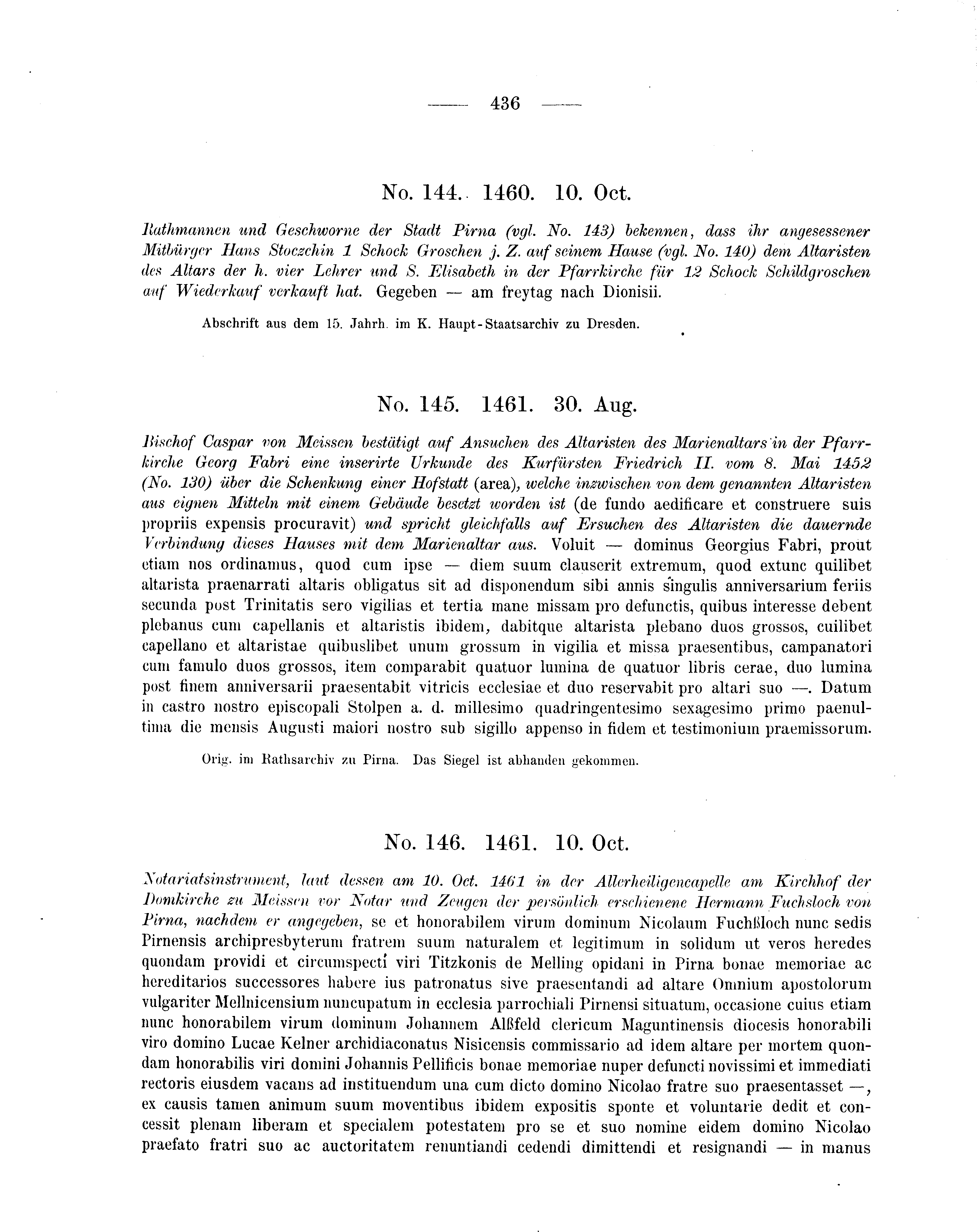 Historische Urkunde Seite 436 aus Band cds2_05