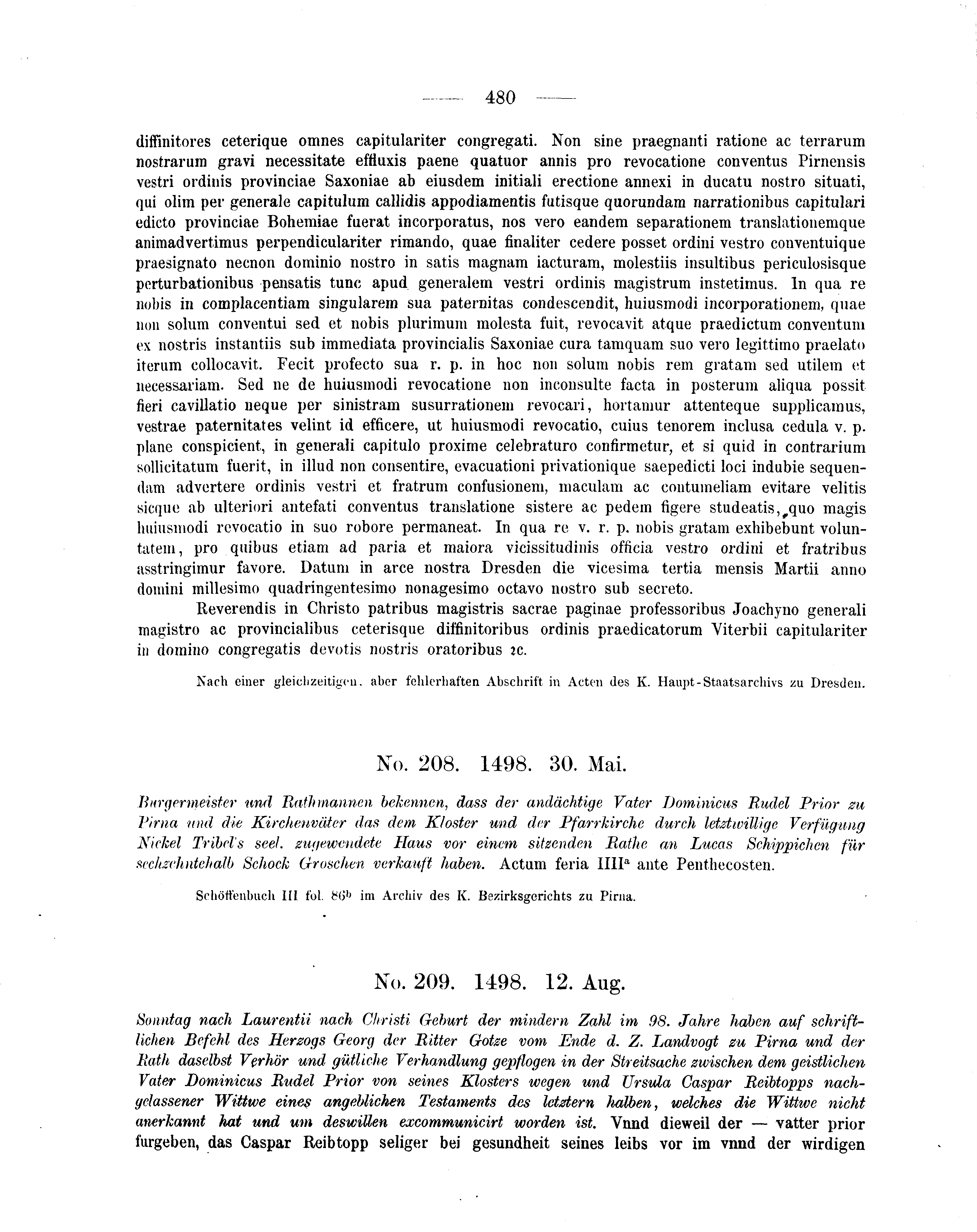 Historische Urkunde Seite 480 aus Band cds2_05