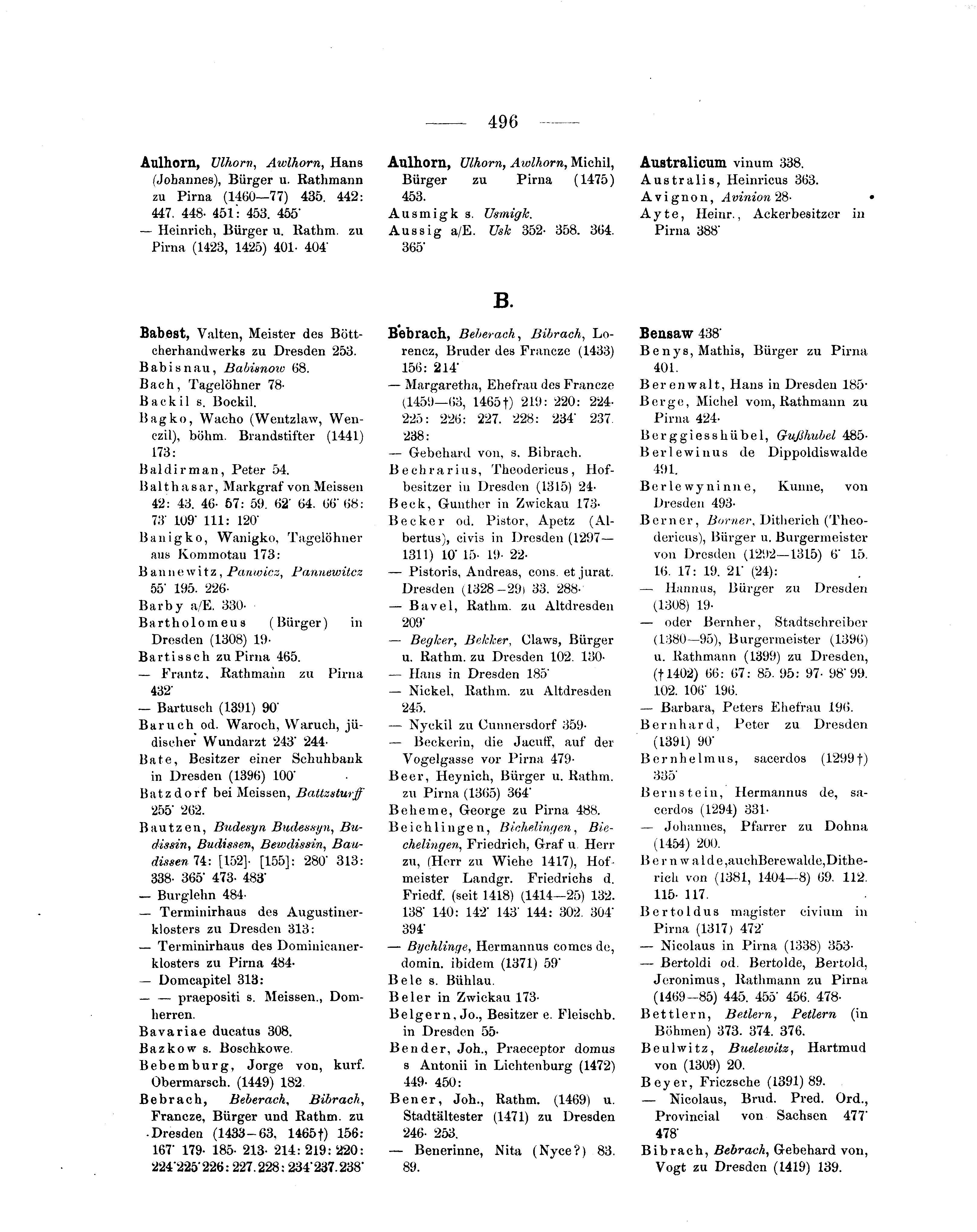 Historische Urkunde Seite 496 aus Band cds2_05