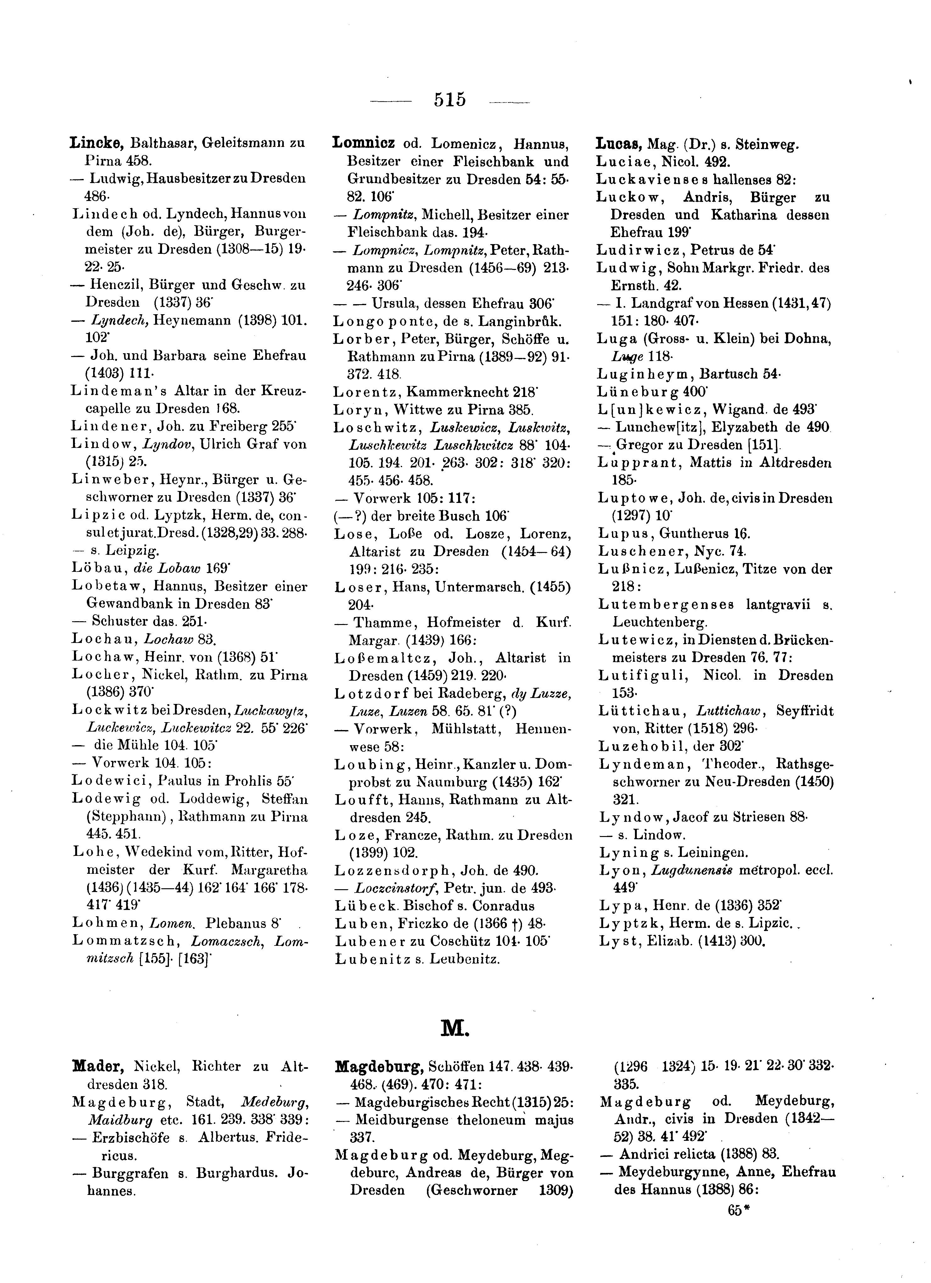 Historische Urkunde Seite 515 aus Band cds2_05