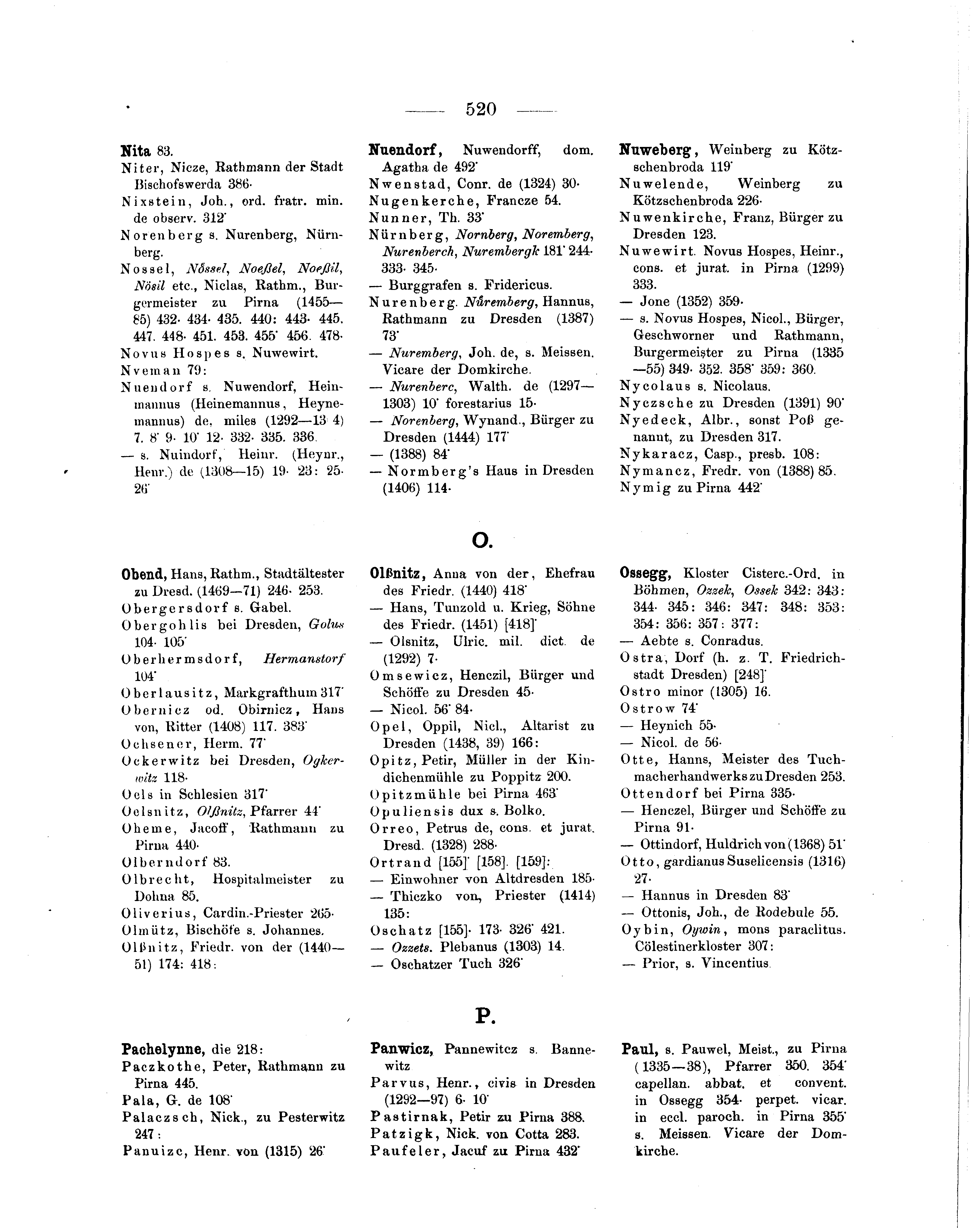 Historische Urkunde Seite 520 aus Band cds2_05