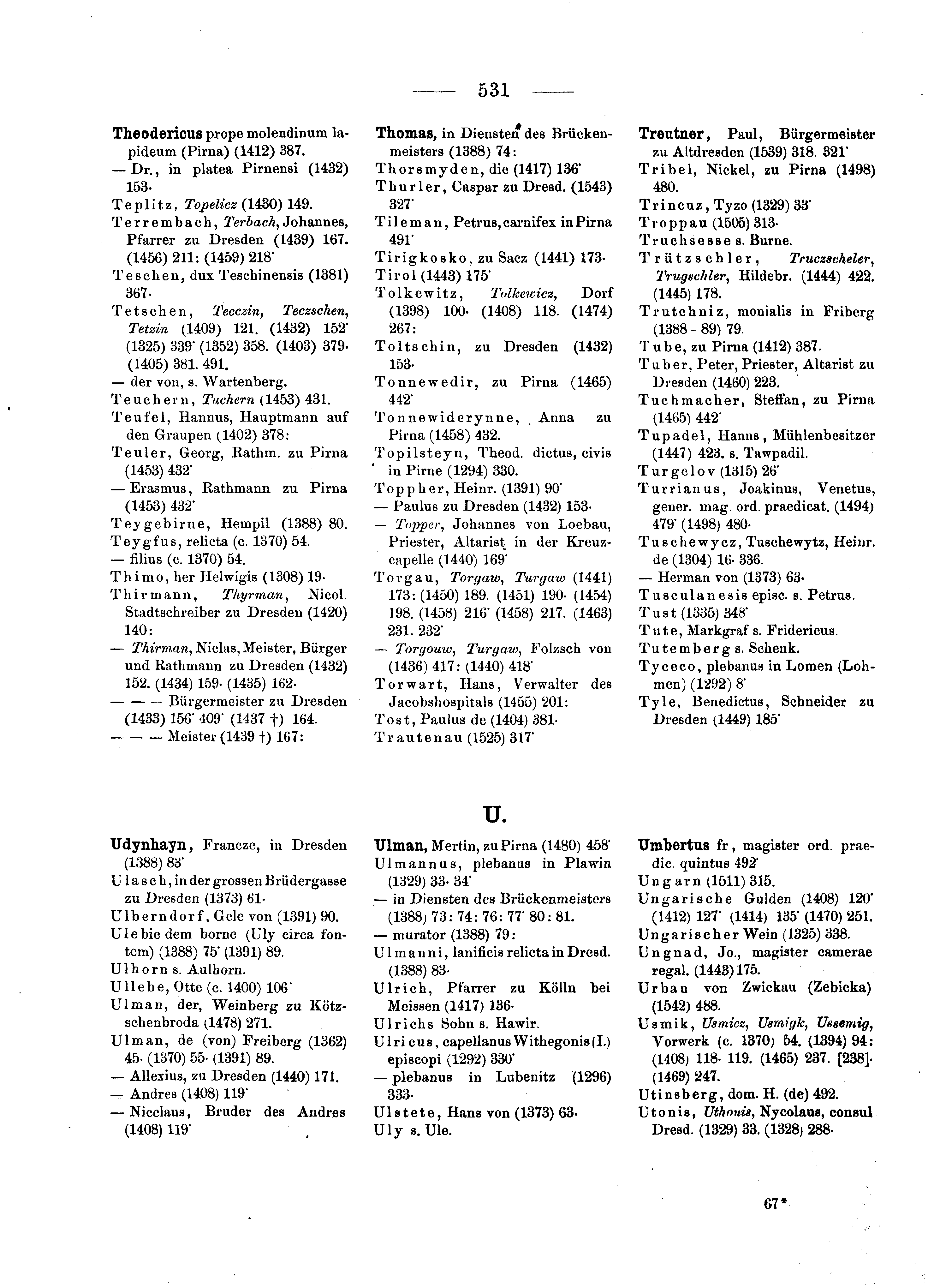 Historische Urkunde Seite 531 aus Band cds2_05