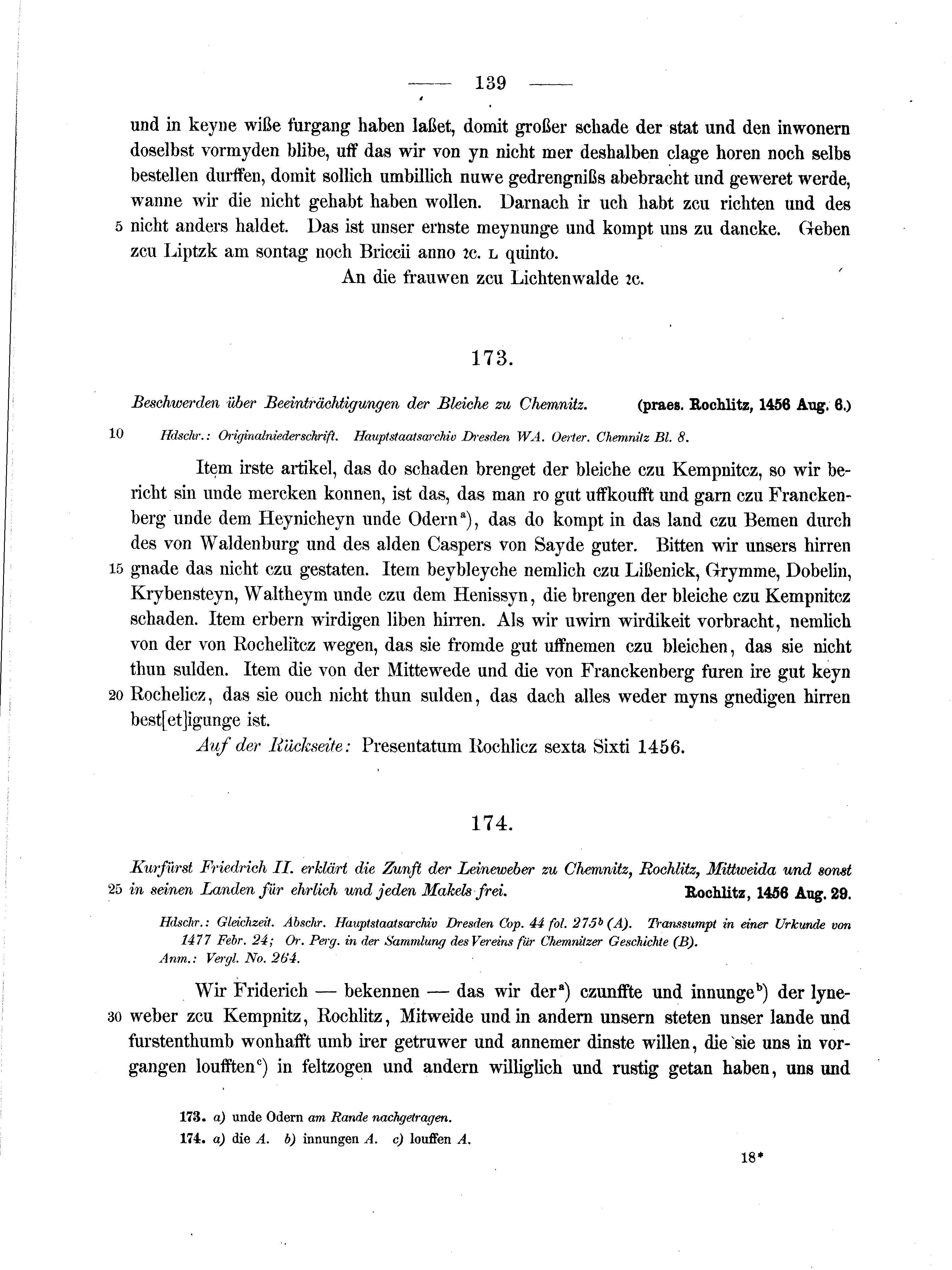 Historische Urkunde Seite 139 aus Band cds2_06