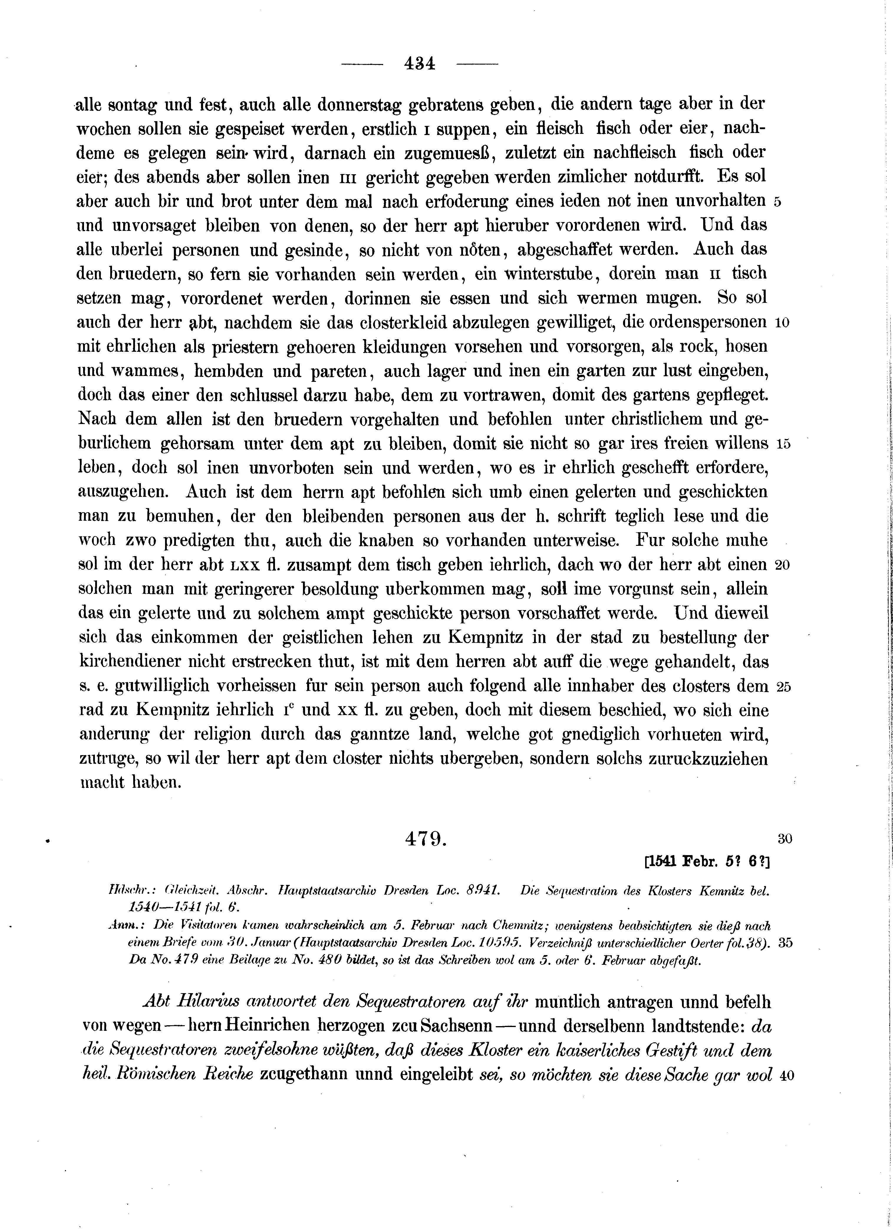 Historische Urkunde Seite 434 aus Band cds2_06