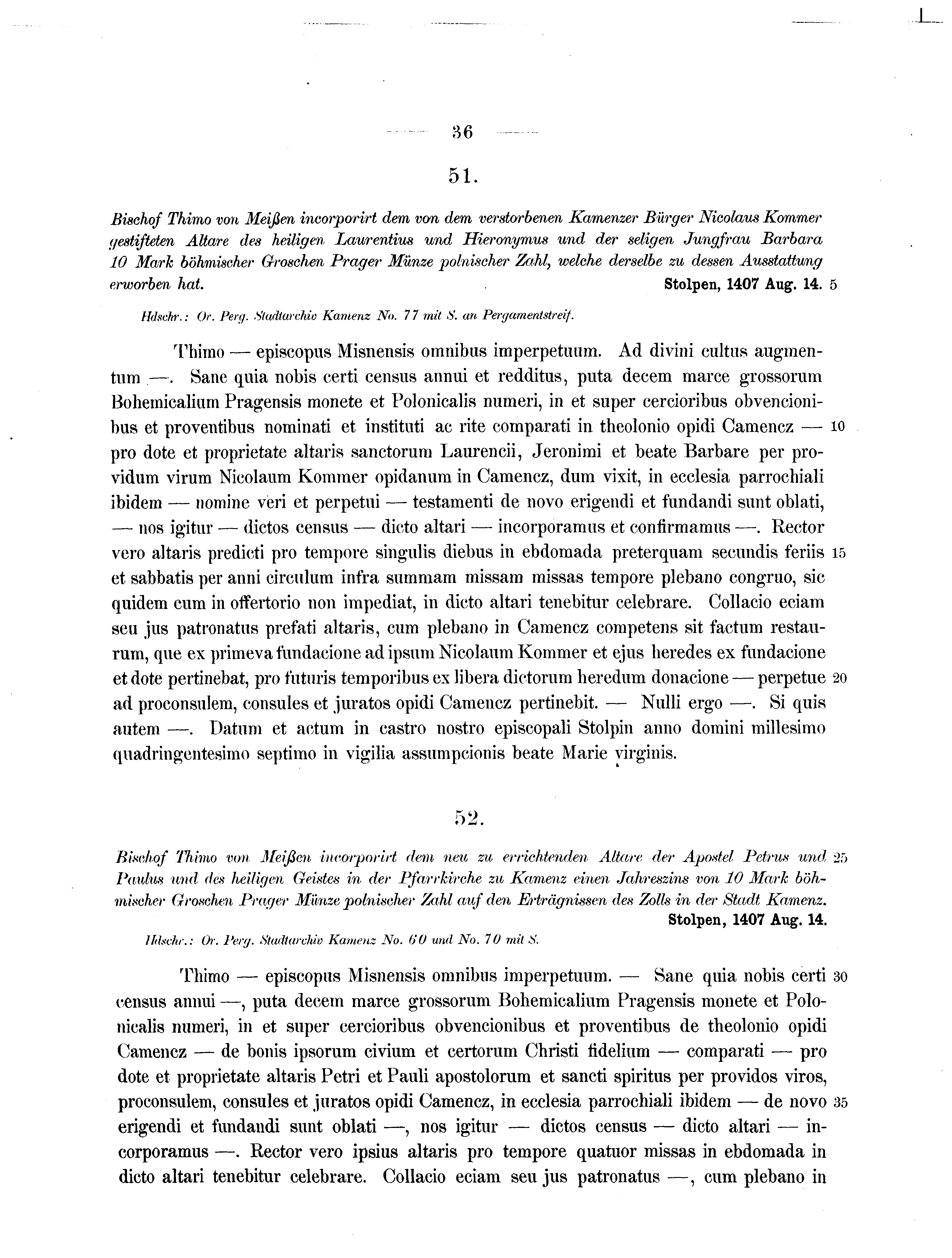 Historische Urkunde Seite 36 aus Band cds2_07