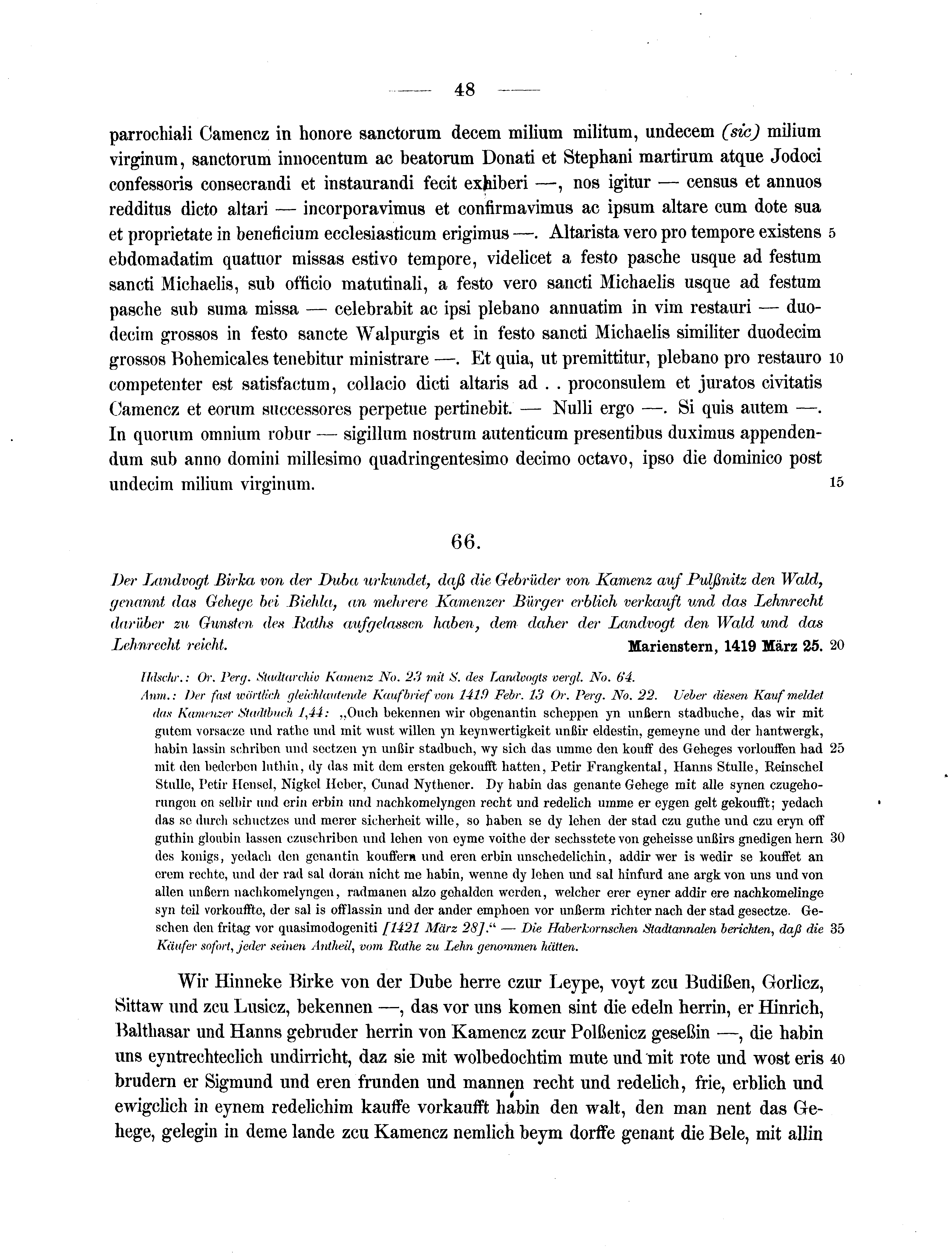 Historische Urkunde Seite 48 aus Band cds2_07