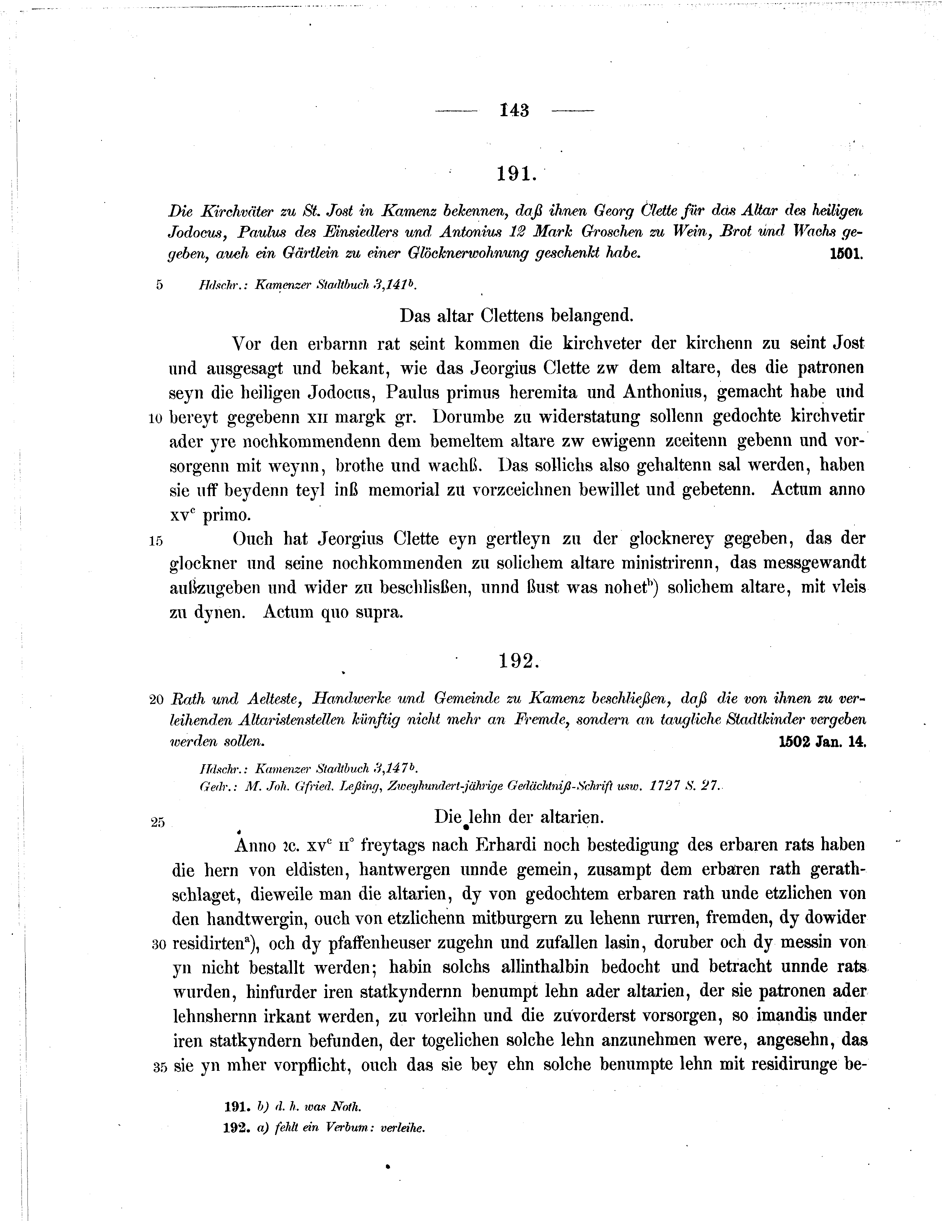 Historische Urkunde Seite 143 aus Band cds2_07