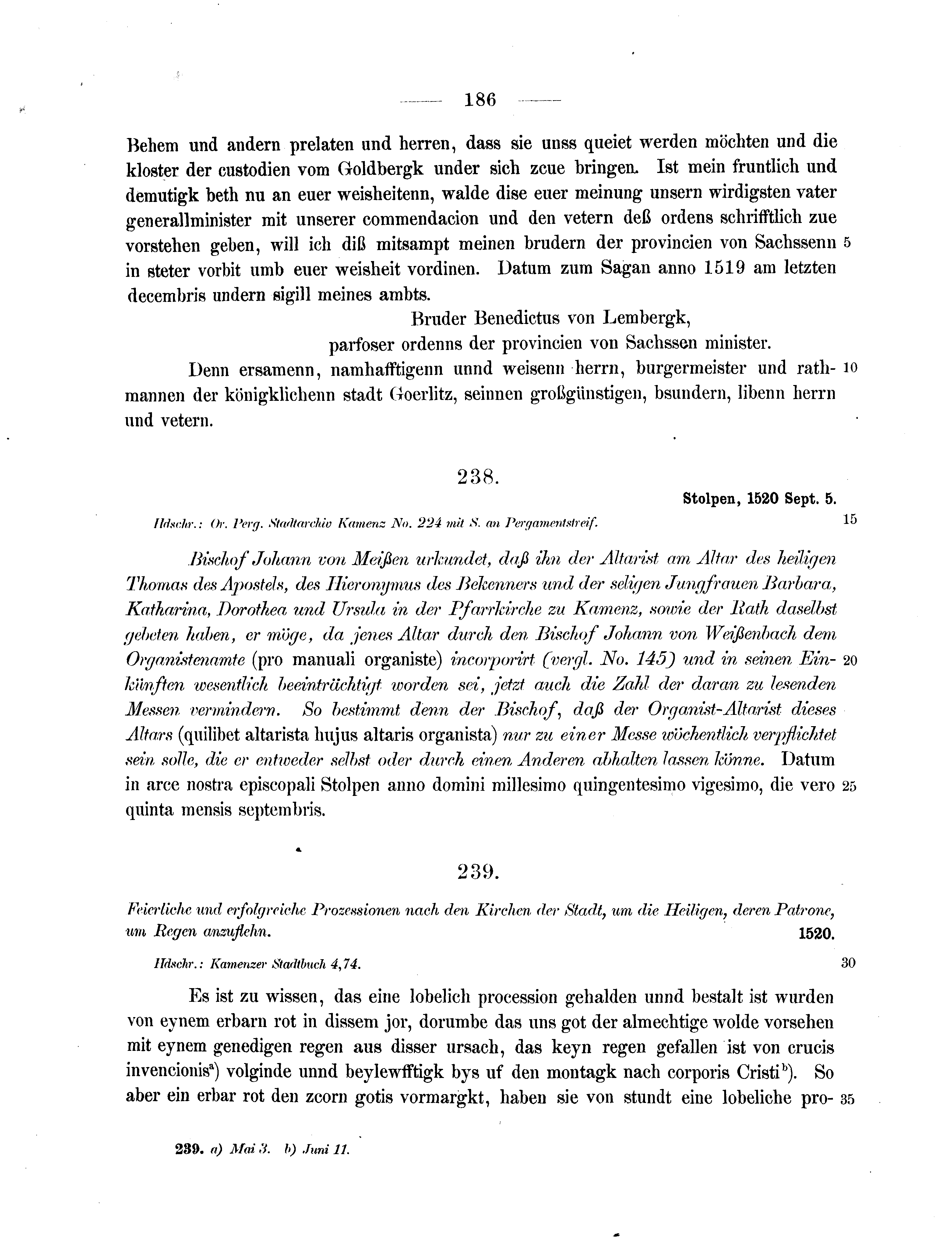 Historische Urkunde Seite 186 aus Band cds2_07
