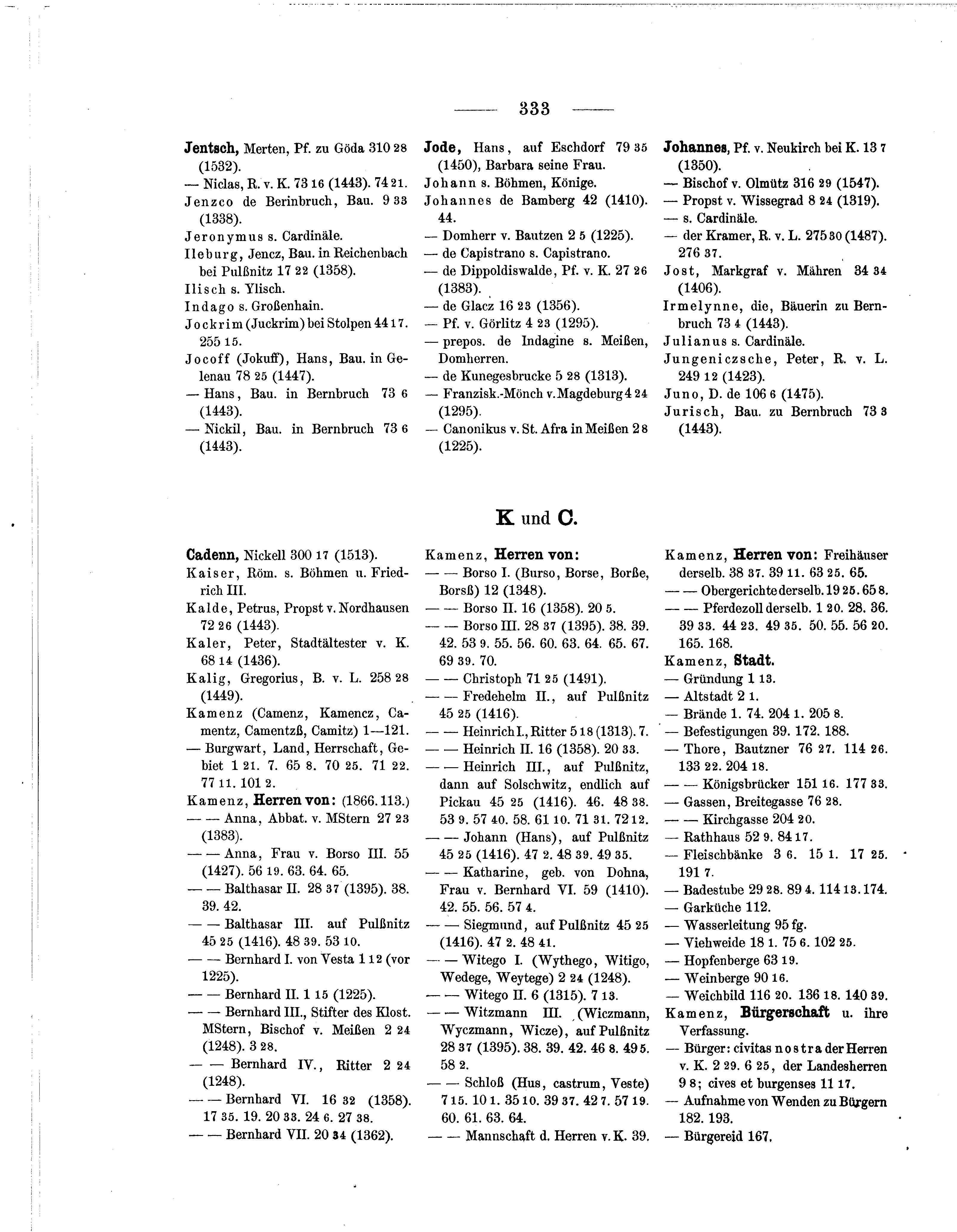 Historische Urkunde Seite 333 aus Band cds2_07