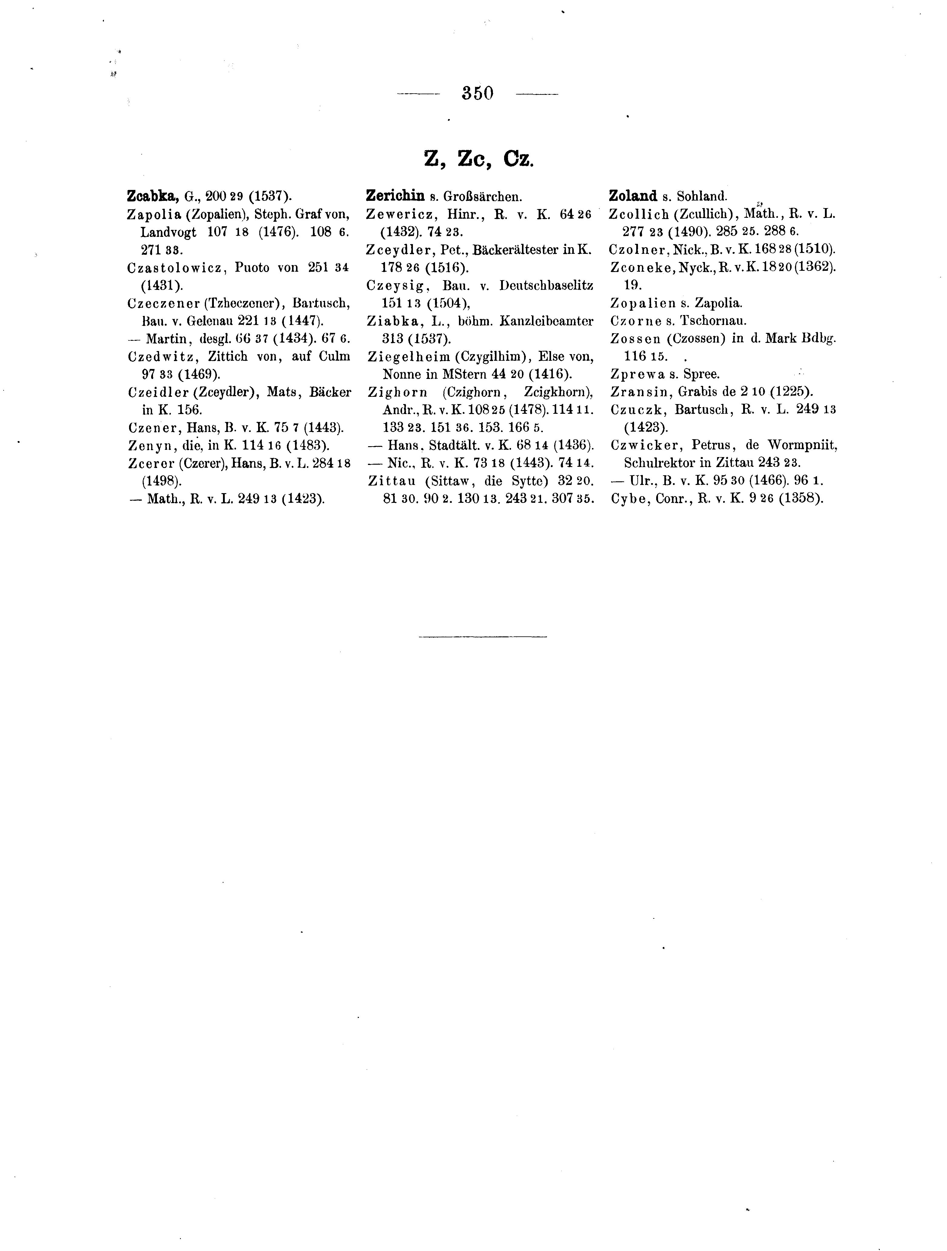 Historische Urkunde Seite 350 aus Band cds2_07