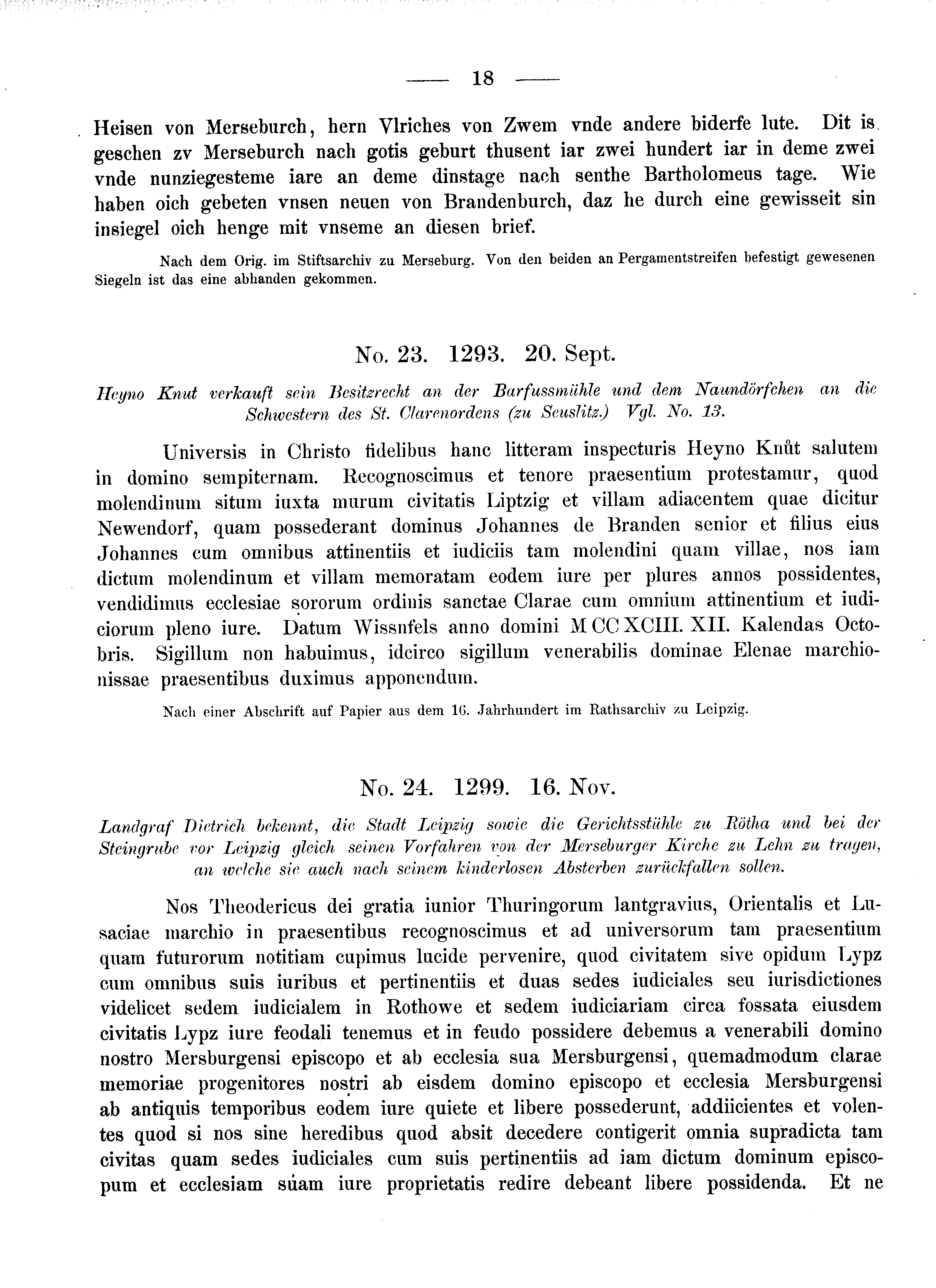 Historische Urkunde Seite 18 aus Band cds2_08