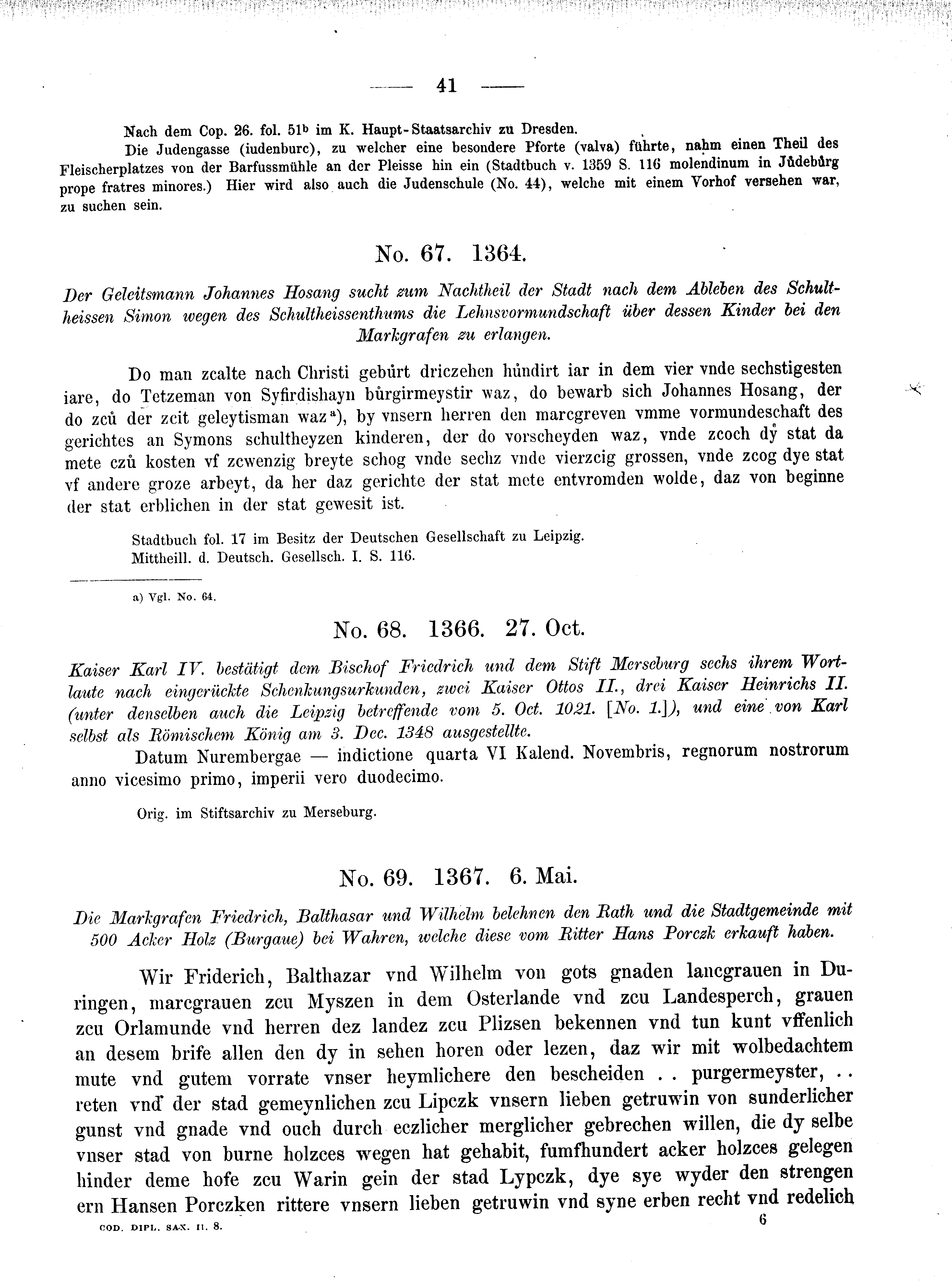 Historische Urkunde Seite 41 aus Band cds2_08