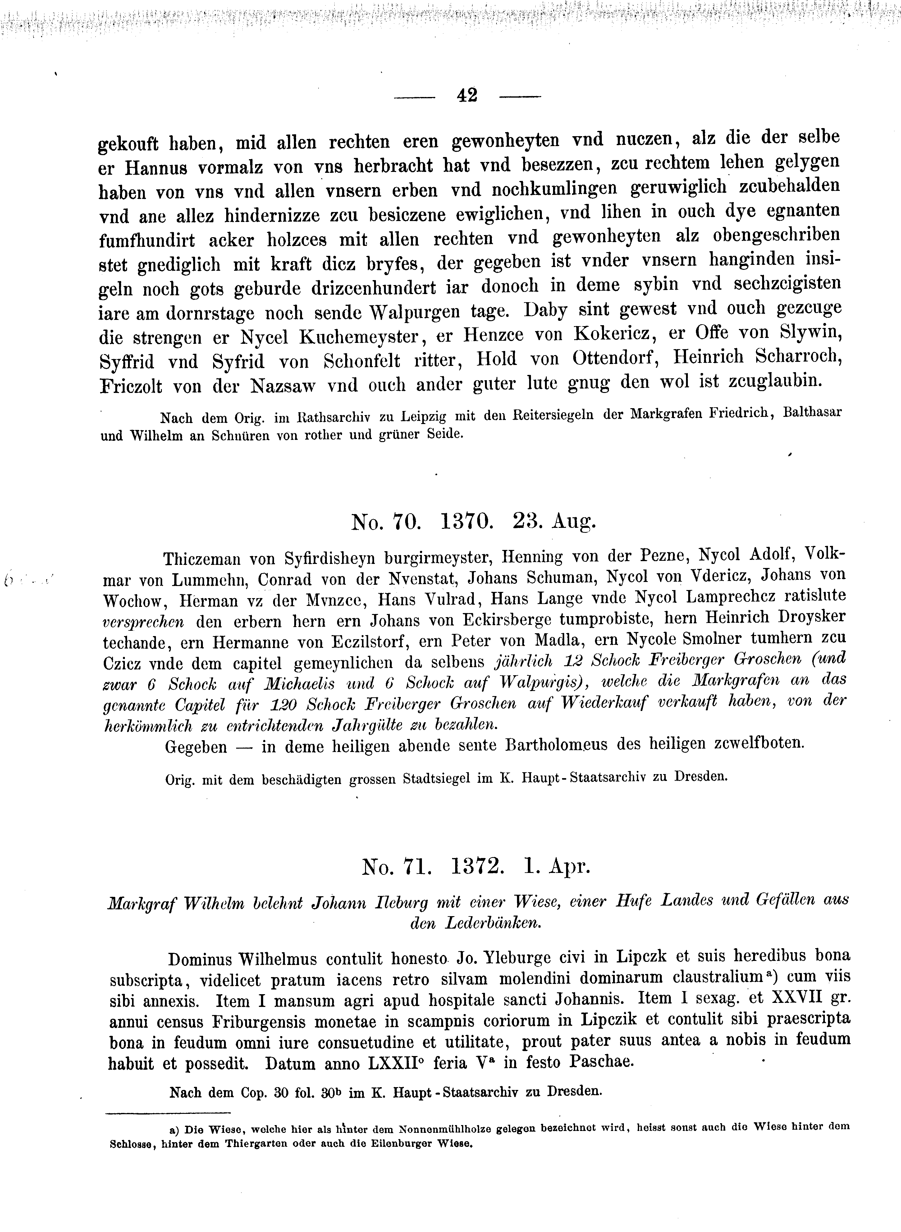Historische Urkunde Seite 42 aus Band cds2_08