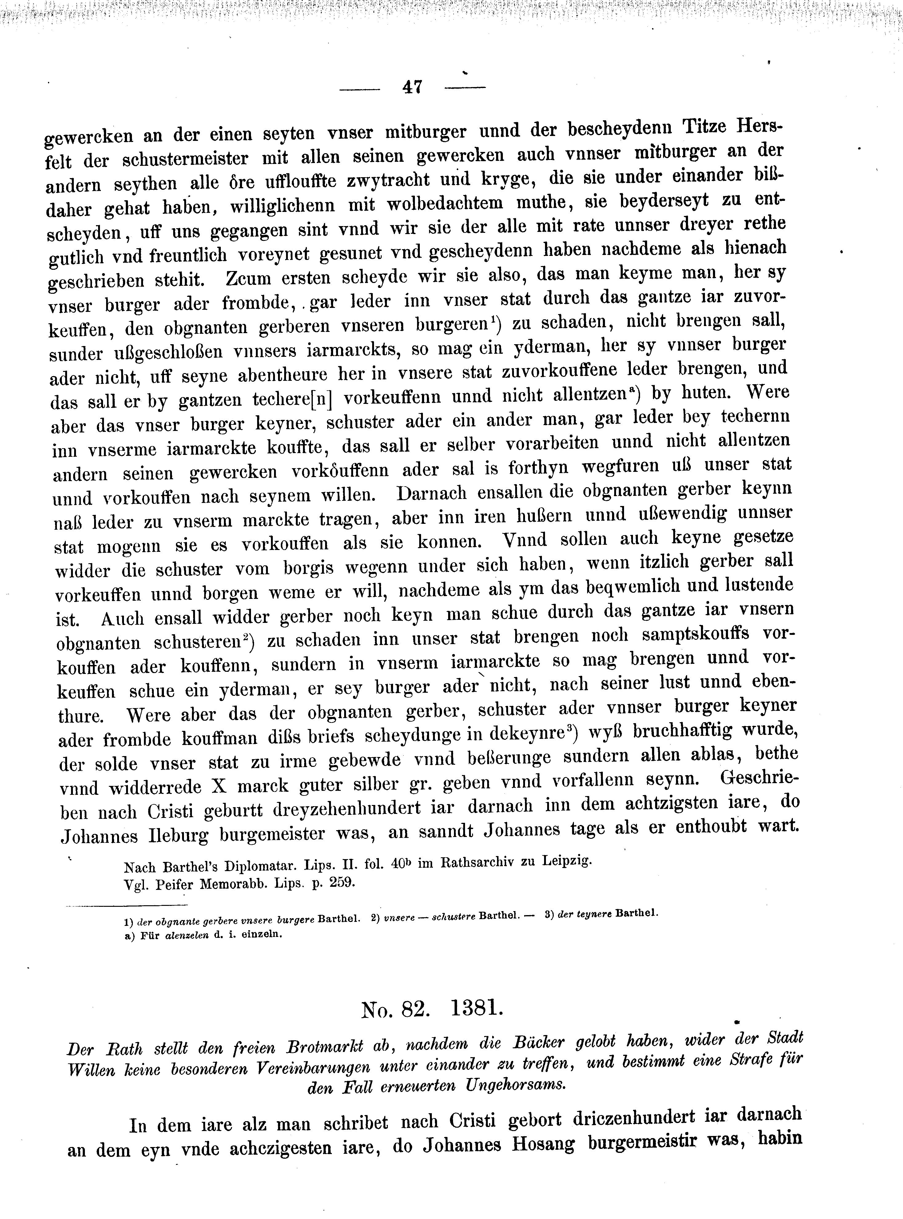 Historische Urkunde Seite 47 aus Band cds2_08