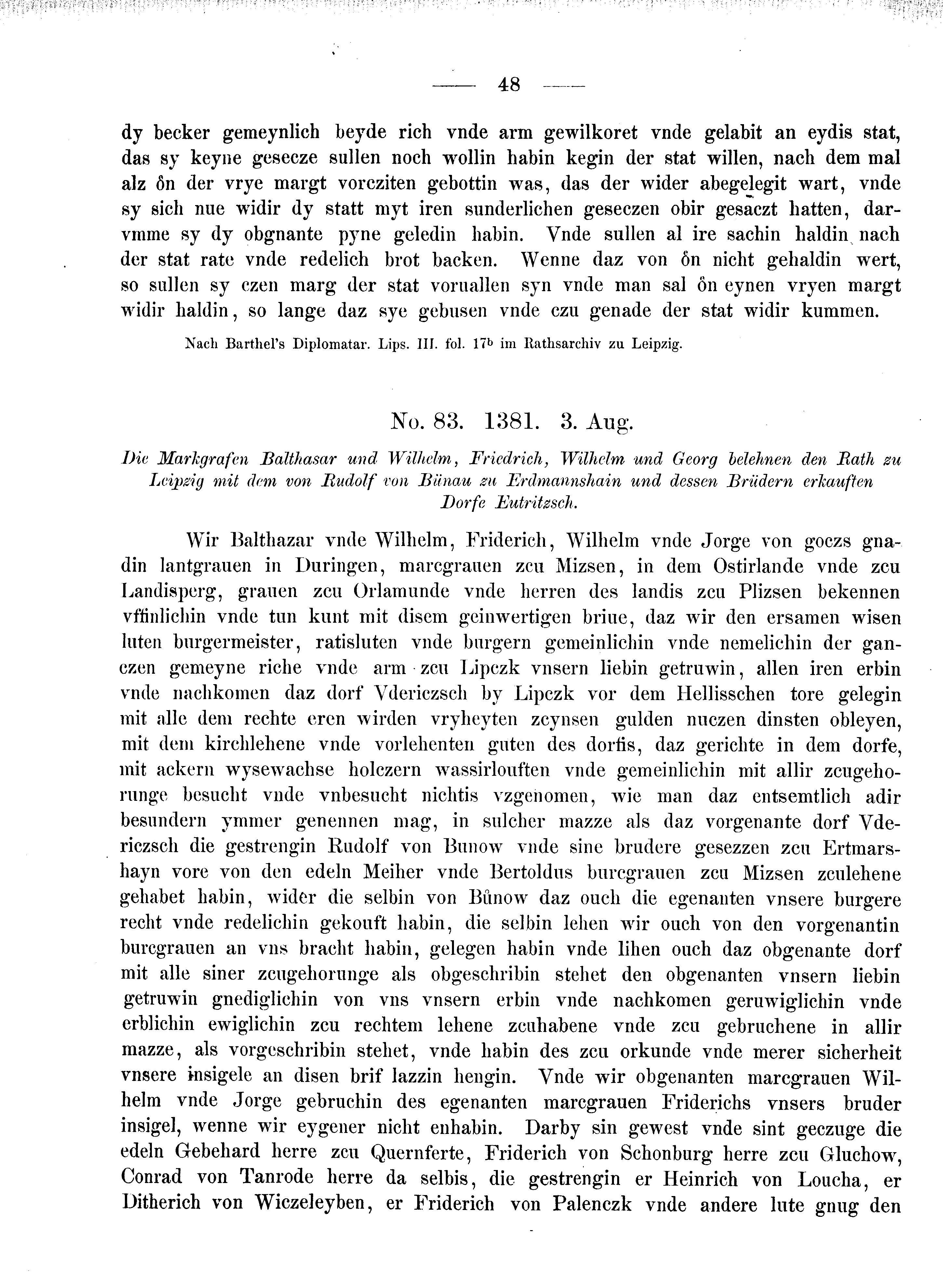 Historische Urkunde Seite 48 aus Band cds2_08