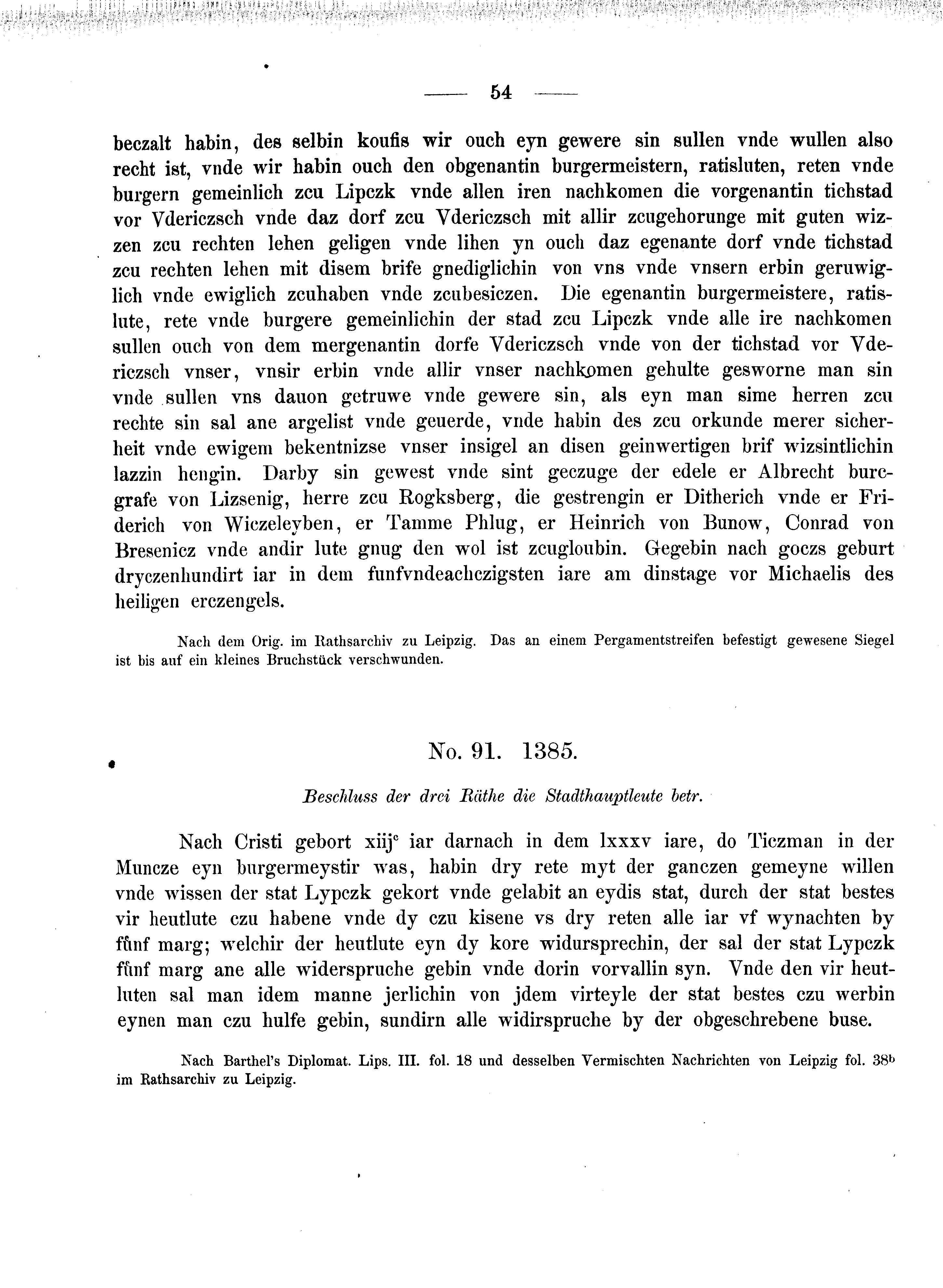 Historische Urkunde Seite 54 aus Band cds2_08