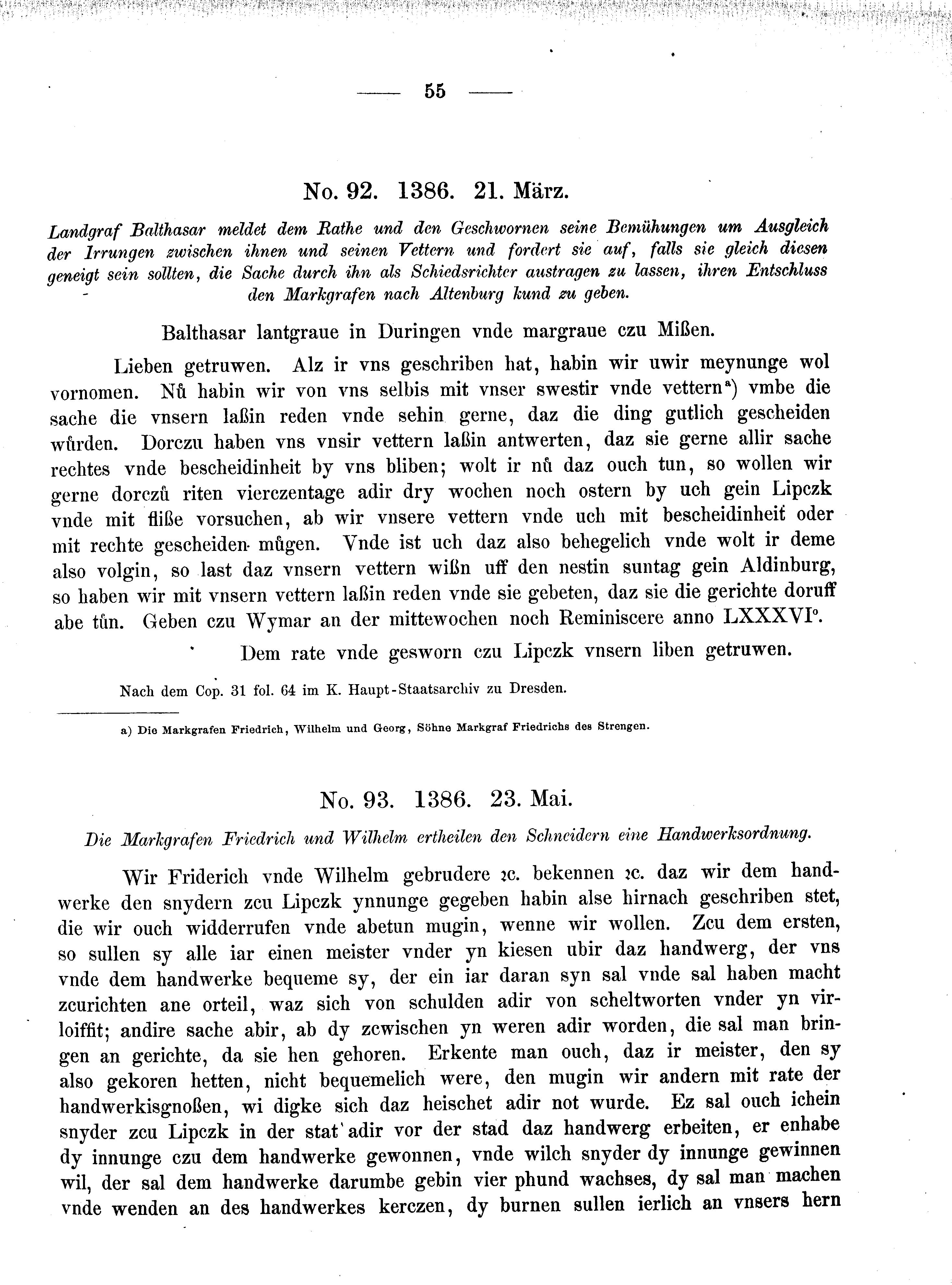 Historische Urkunde Seite 55 aus Band cds2_08