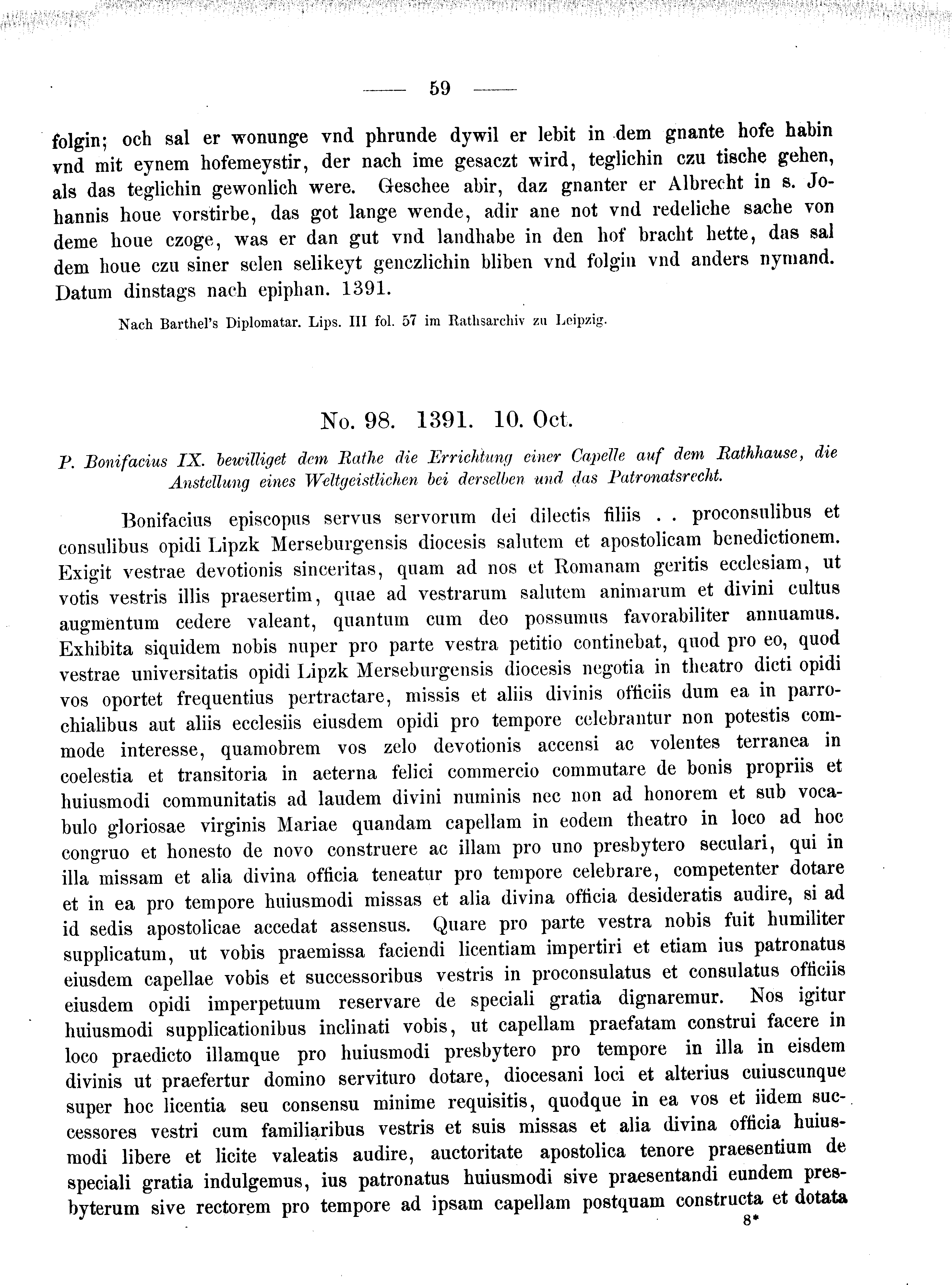 Historische Urkunde Seite 59 aus Band cds2_08