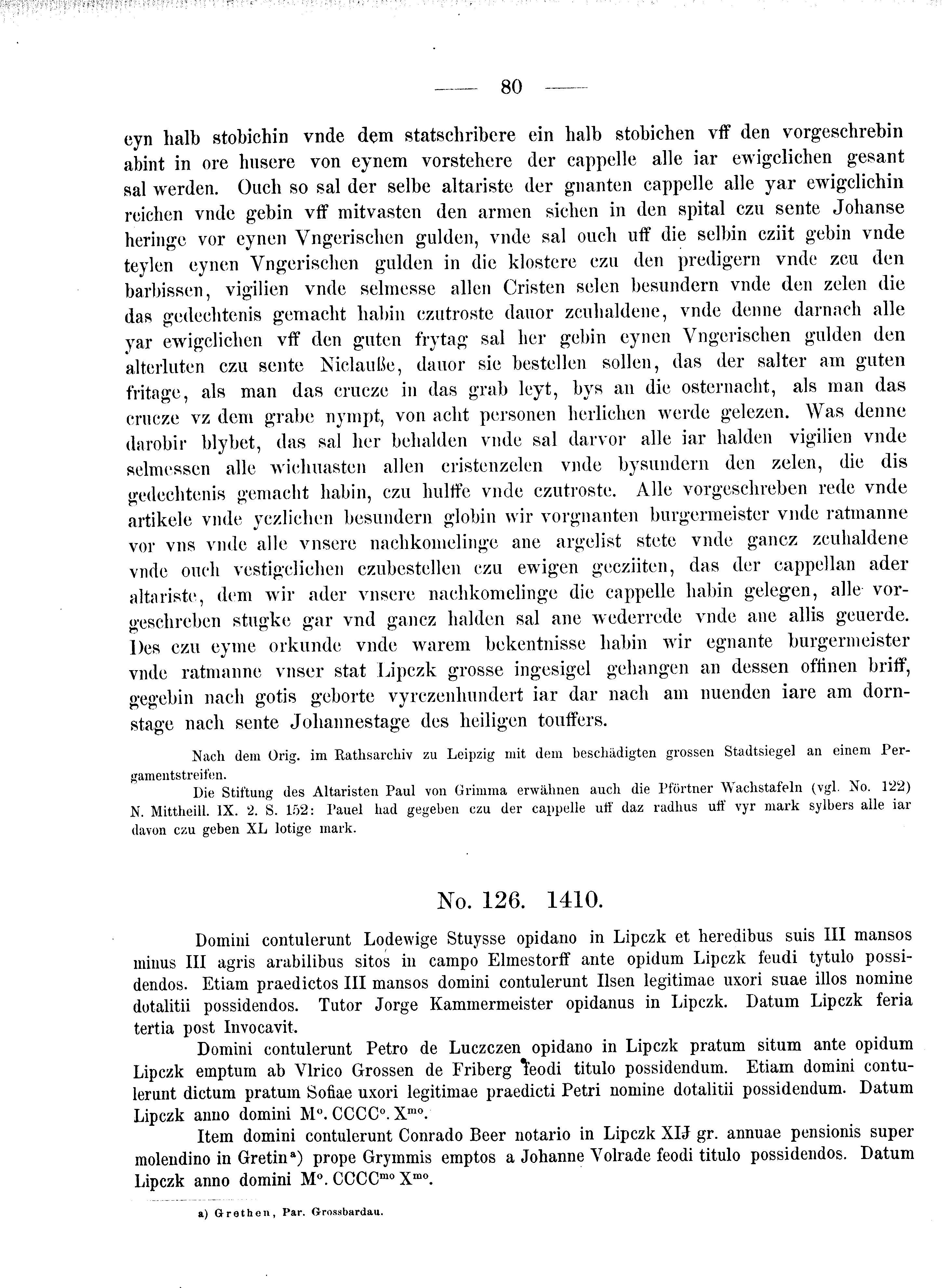 Historische Urkunde Seite 80 aus Band cds2_08