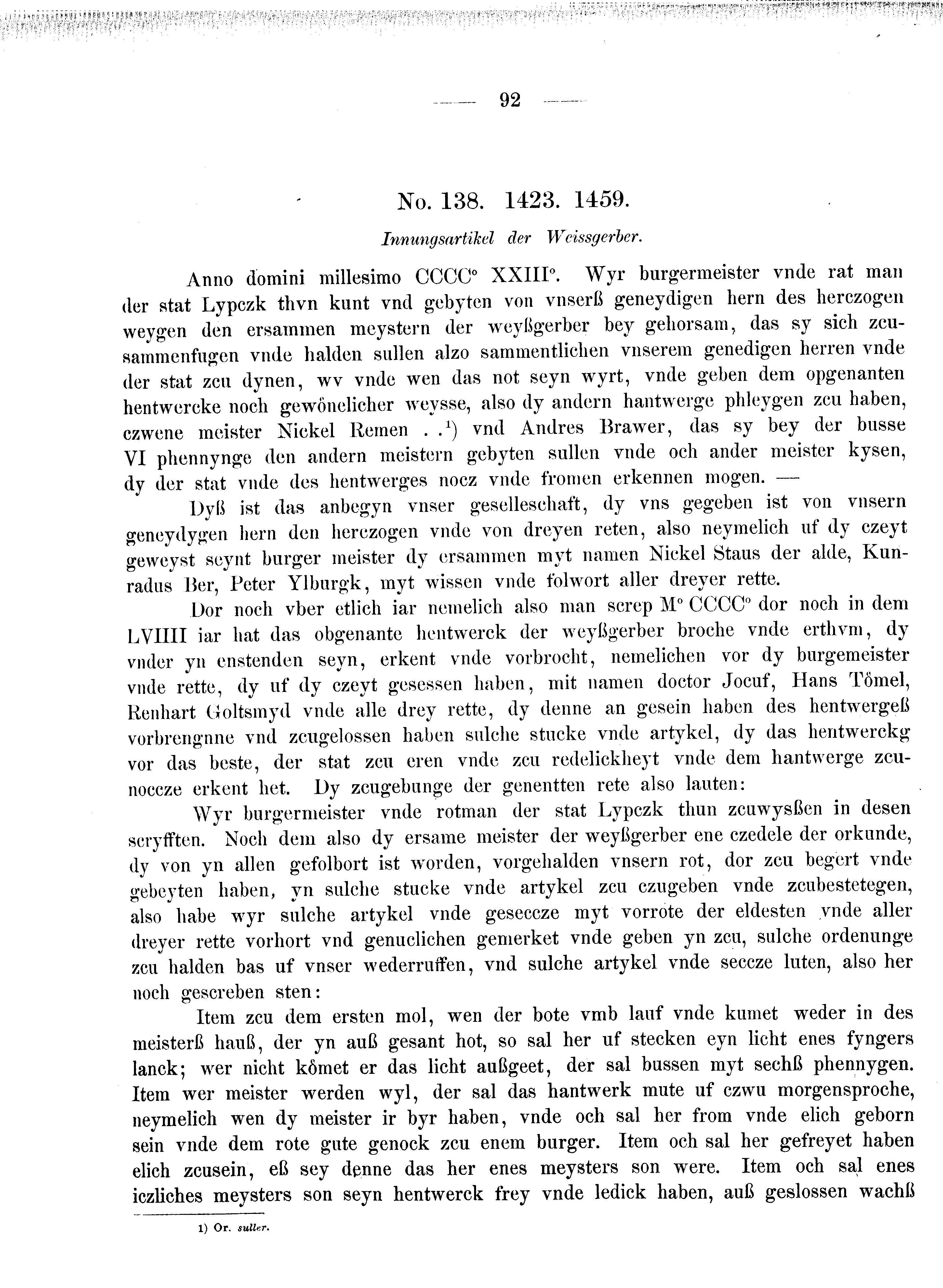 Historische Urkunde Seite 92 aus Band cds2_08