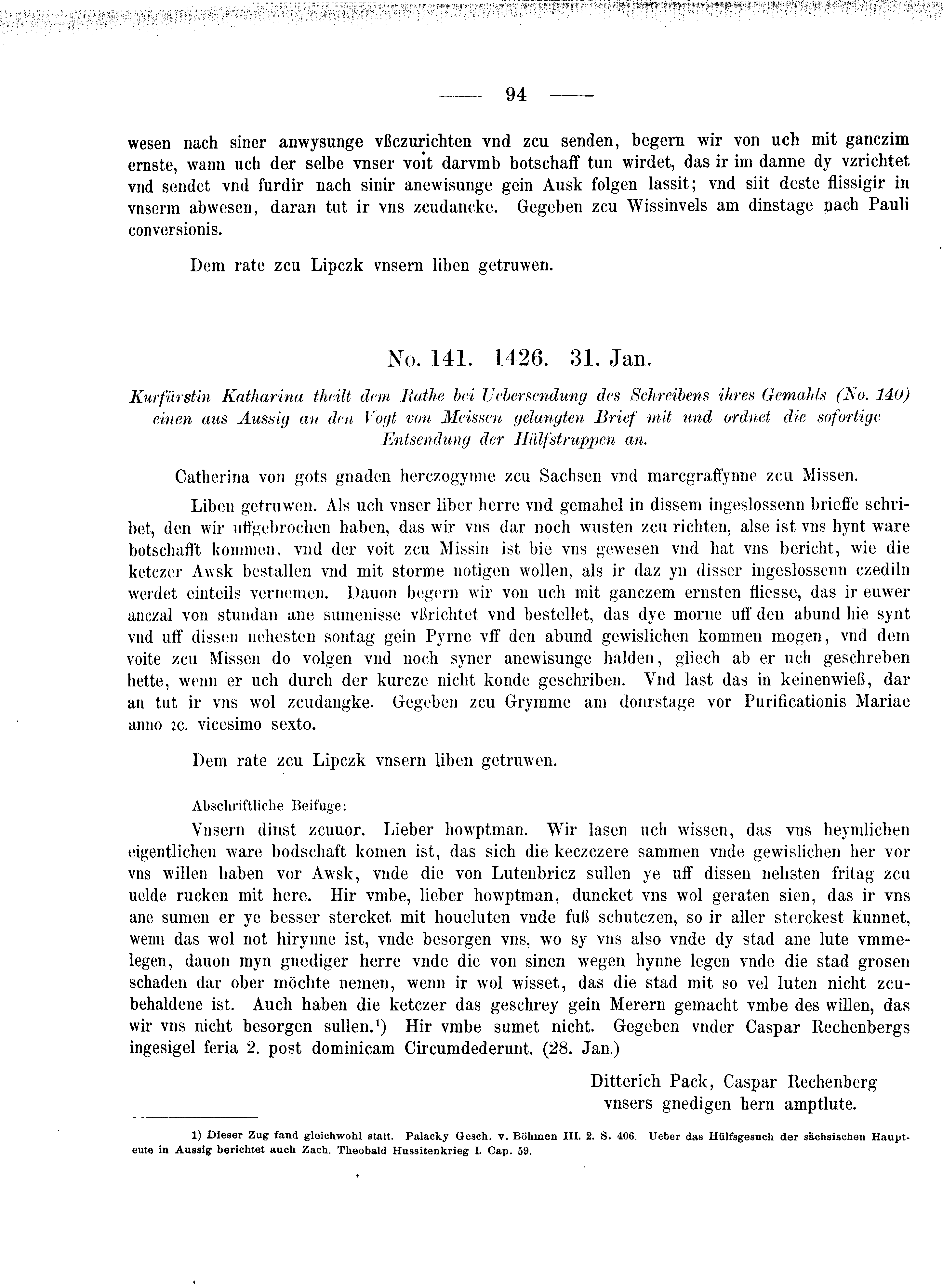 Historische Urkunde Seite 94 aus Band cds2_08