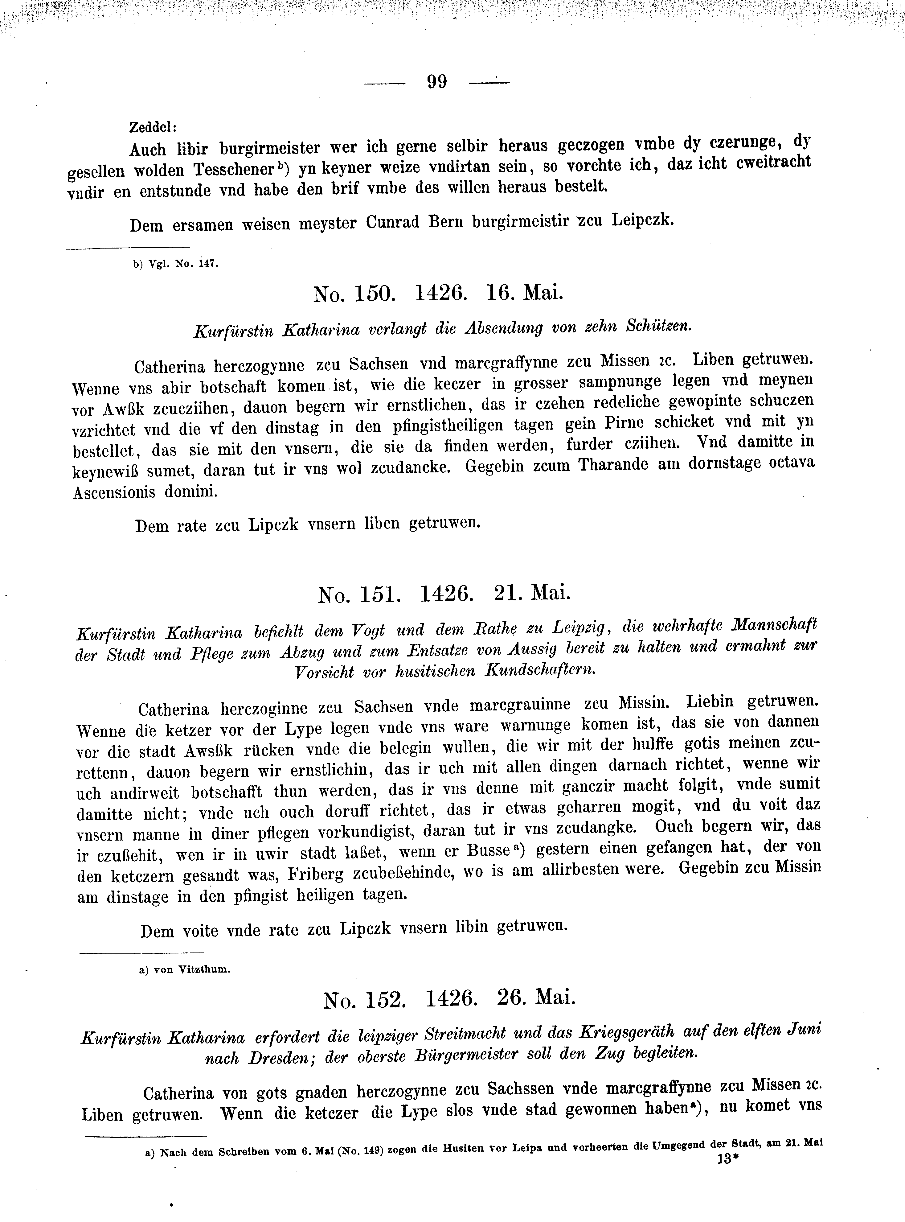 Historische Urkunde Seite 99 aus Band cds2_08