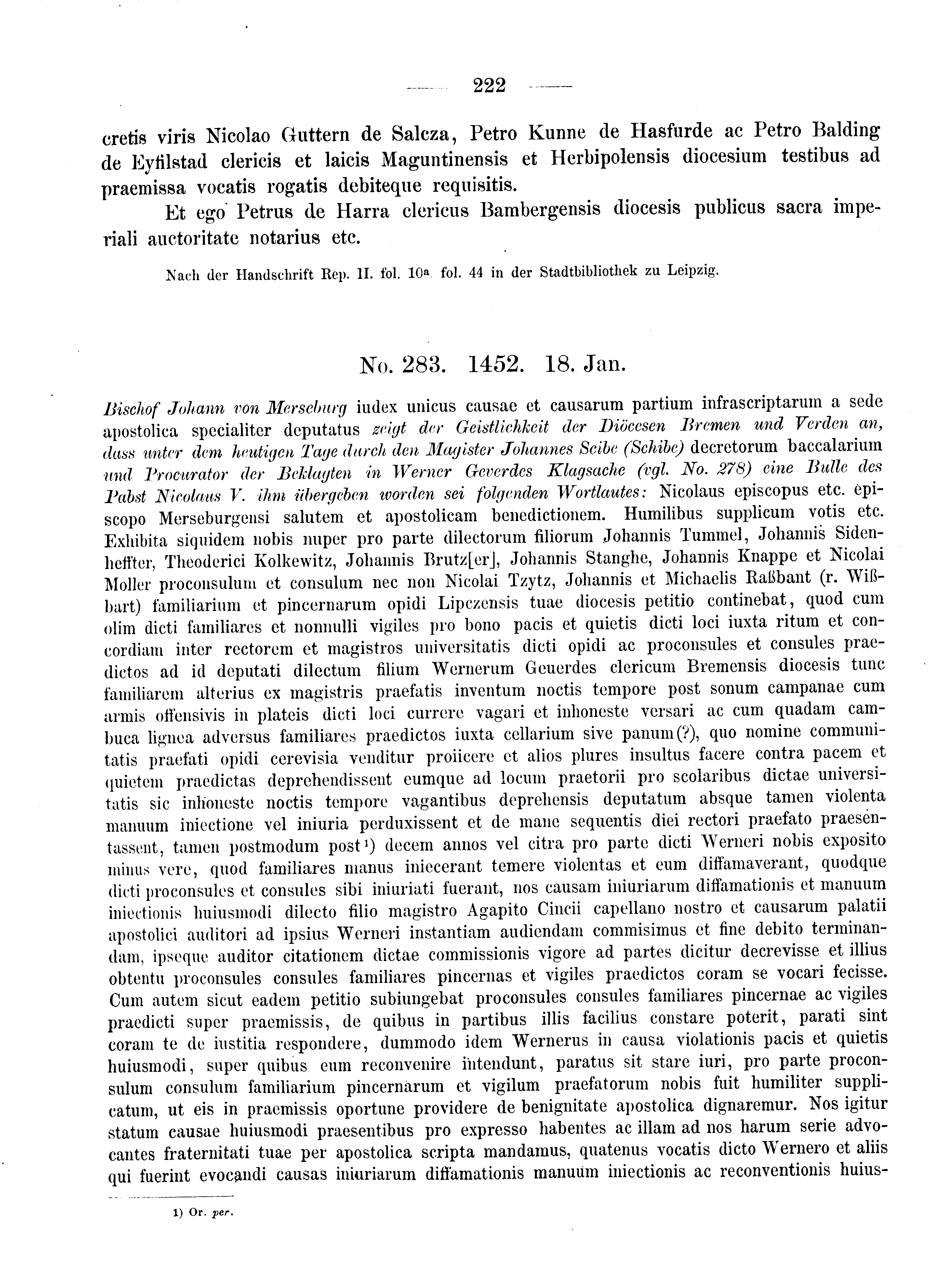 Historische Urkunde Seite 222 aus Band cds2_08